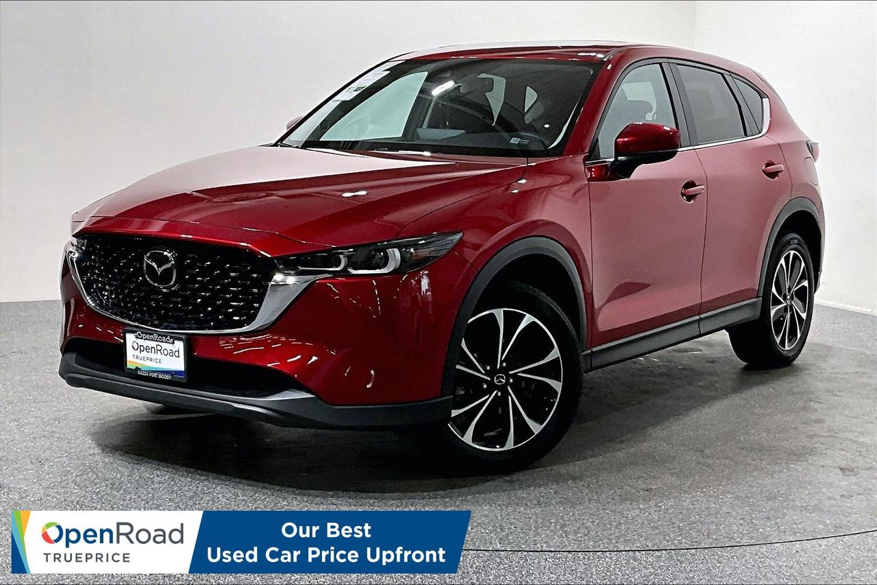 Elevate every drive with this 2024 Mazda CX-5 GS with Comfort Package, now available at OpenRoad Mazda Port Moody. Combining sophisticated design, premium comfort, and Mazdas renowned driving dynamics, this compact SUV is the perfect companion for daily commutes, family adventures, and weekend getaways. Powered by Mazdas responsive and fuel-efficient SKYACTIV-G engine paired with i-Activ AWD, the CX-5 delivers confident performance in all seasons while maintaining impressive efficiency. The Comfort Package enhances your driving experience with premium features designed to keep you comfortable no matter the journey. Inside, youll enjoy heated front seats, a heated steering wheel, dual-zone automatic climate control, Apple CarPlay&reg; and Android Auto&trade;, a large colour display with Mazda Connect, and a spacious, thoughtfully crafted cabin with quality materials throughout. The Comfort Package also adds features such as a power moonroof and power liftgate, bringing added convenience and refinement to your everyday drives. Drive with confidence thanks to Mazdas advanced i-Activsense safety technologies, including Blind Spot Monitoring, Rear Cross Traffic Alert, Mazda Radar Cruise Control with Stop & Go, Lane Departure Warning, Lane-Keep Assist, Smart Brake Support, and more. Stylish, practical, and exceptionally rewarding to drive, this 2024 Mazda CX-5 GS with Comfort Package offers everything you need in a modern SUV. Visit OpenRoad Mazda Port Moody today to experience it for yourself. Contact our team to book your test drive and discover why the Mazda CX-5 continues to be one of Canadas favourite SUVs.