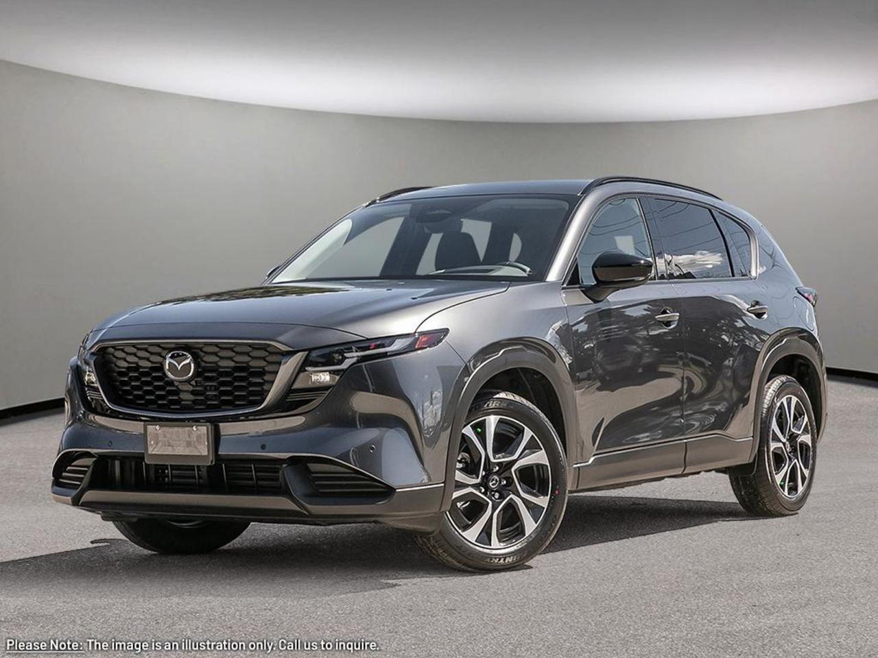 **2026 MazdaCX5GSAWD  The Perfect Balance of Power, Comfort & Tech**- **Bold Presence**  A sleek Grey finish wrapped in 19inch machinedspoke alloy wheels with a polished finish. Black grille, wheelwell trim, and rearlip spoiler give the CX5 a sporty, upscale look that turns heads everywhere you go.- **Dynamic Performance**  Under the hood sits the efficient 2.5L SKYACTIVG DOHC I4 paired with a 6speed SKYACTIV automatic and fulltime AWD. Driverselectable drivetrain modes and a lockup transmission let you tackle city streets or winding backroads with confidence.- **Premium Comfort**  Heated front seats (3position), leatherette/cloth upholstery, and a heated steering wheel keep you cozy in any weather. Dualzone automatic climate control, poweradjustable 8way driver seat with lumbar support, and a spacious 5seat cabin make every drive a firstclass experience.- **Connected & Safe**  12.9in FullColour centre touchscreen with Mazda Connected Vehicle Services, integrated navigation, voice activation and realtime traffic. Safety suite includes LaneDeparture Prevention, Active BlindSpot System, Forward Collision Mitigation with TurnAssist, Pedestrian Impact Prevention, and a 10airbag architectureplus rearview camera, front & rear parking sensors and automatic highbeam headlights.- **Everyday Convenience**  Power liftgate, powerfolding heated door mirrors, 2USB ports, wireless smartphone charging, keyless entry with pushbutton start, and a 19speaker Harman/Kardonstyle audio experience (8 speakers) keep life simple and entertaining.**Why the CX5 GS AWD?** It delivers the sporty handling Mazda is known for, the refined interior you deserve, and the cuttingedge safety tech you demand all wrapped in a stylish, readyforanything SUV. Come test drive the 2026 Mazda CX5 GS AWD today and feel the perfect blend of performance, luxury, and peace of mind.Go Mazda is an AMVIC licensed business.