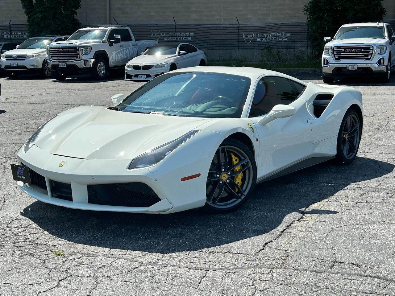 Used 2019 Ferrari 488 GTB Coupe *BEAUTIFUL WHITE ON RED* for sale in Stoney Creek, ON