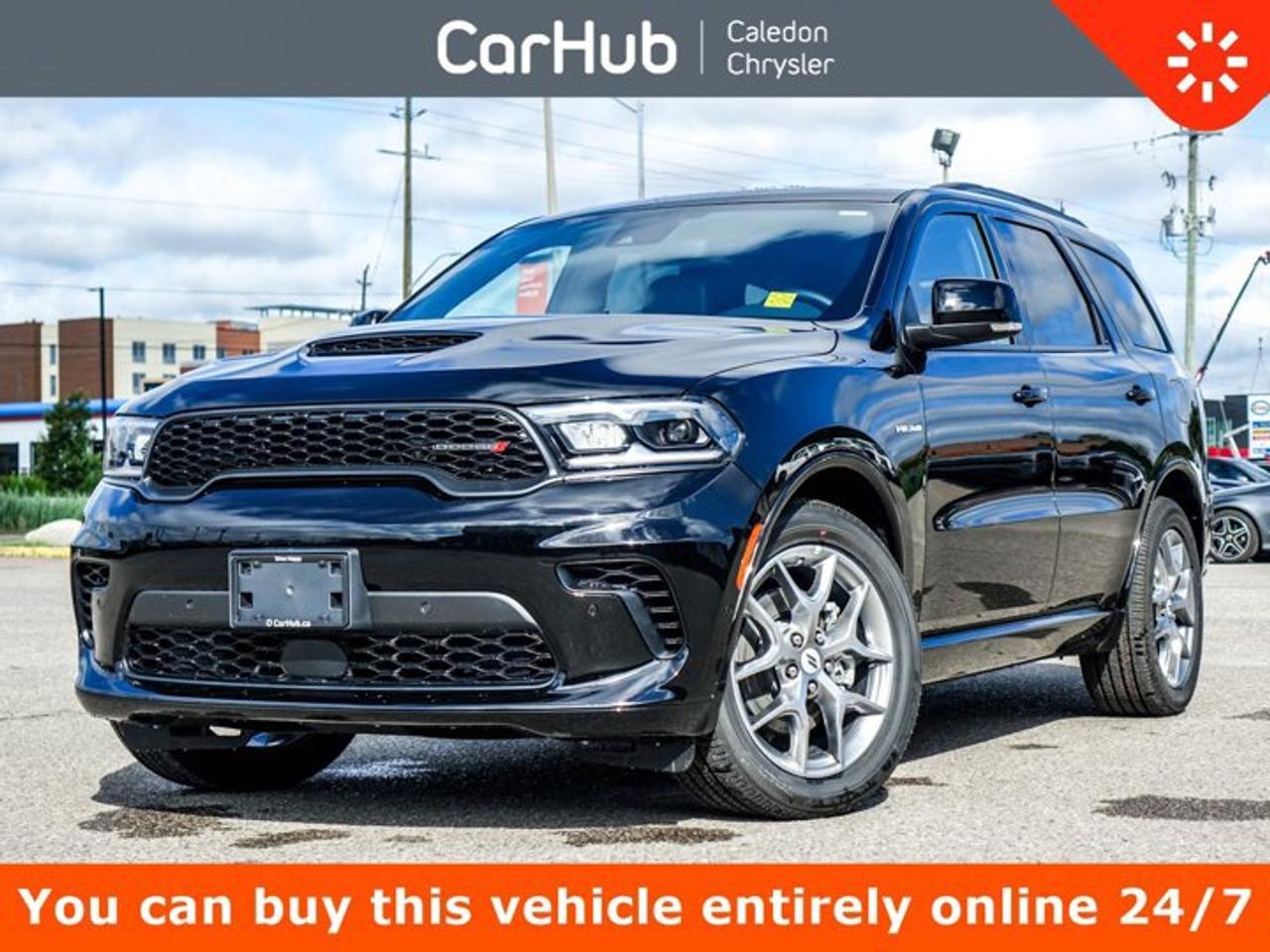 <p> This Dodge Durango delivers a Regular Gasoline V-6 3.6 L/220 engine powering this Automatic transmission. ENGINE: 3.6L PENTASTAR VVT V6 W/ESS  (STD), Wireless Phone Connectivity, Wheels: 20 x 8 Fine Silver Aluminum. <p> This Dodge Durango Features the Following Options <br /> Voice Activated Dual Zone Front Automatic Air Conditioning, Valet Function, Urethane Gear Shifter Material, Uconnect Connected Travel & Traffic Services Real-Time Traffic Display, Trip Computer, Transmission: 8-Speed TorqueFlite Automatic, Transmission w/Driver Selectable Mode and Sequential Shift Control w/Steering Wheel Controls, Towing Equipment -inc: Trailer Sway Control, Tires: 265/50R20 BSW AS LRR, Tire Specific Low Tire Pressure Warning. </p> <p>Drive Happy with CarHub<br>*** All-inclusive, upfront prices -- no haggling, negotiations, pressure, or games*** Purchase or lease a vehicle and receive a $1000 CarHub Rewards card for service *** All available manufacturer rebates have been applied and included in our sale price*** Purchase this vehicle fully online on CarHub websites</p> <p>Transparency Statement<br>USED VEHICLES:Online prices and payments are for finance purchases -- please note there is a $850 safety certification fee. if not Certified, then as per OMVIC Regulations the vehicle is deemed to be not drivable and Not Certified. Cash purchases for used vehicles have a $2,350 surcharge which includes the safety certification (the finance price + $2,350).NEW VEHICLES:New financed vehicles are subject to an $ 850 Processing Fee. New cars priced at over $100,000 including add-ons or accessories are subject to the additional federal luxury tax.While every effort is taken to avoid errors, technical or human error can occur, so please confirm vehicle features, options, materials, and other specs with your CarHub representative. This can easily be done by calling us or by visiting us at the dealership. CarHub used vehicles come standard with 1 key. If we receive more than one key from the previous owner, we include them with the vehicle. Additional keys may be purchased at the time of sale. Ask your Product Advisor for more details. Payments are only estimates derived from a standard term/rate on approved credit. Terms, rates and payments may vary. Prices, rates and payments are subject to change without notice. Please see our website for more details.</p></p>