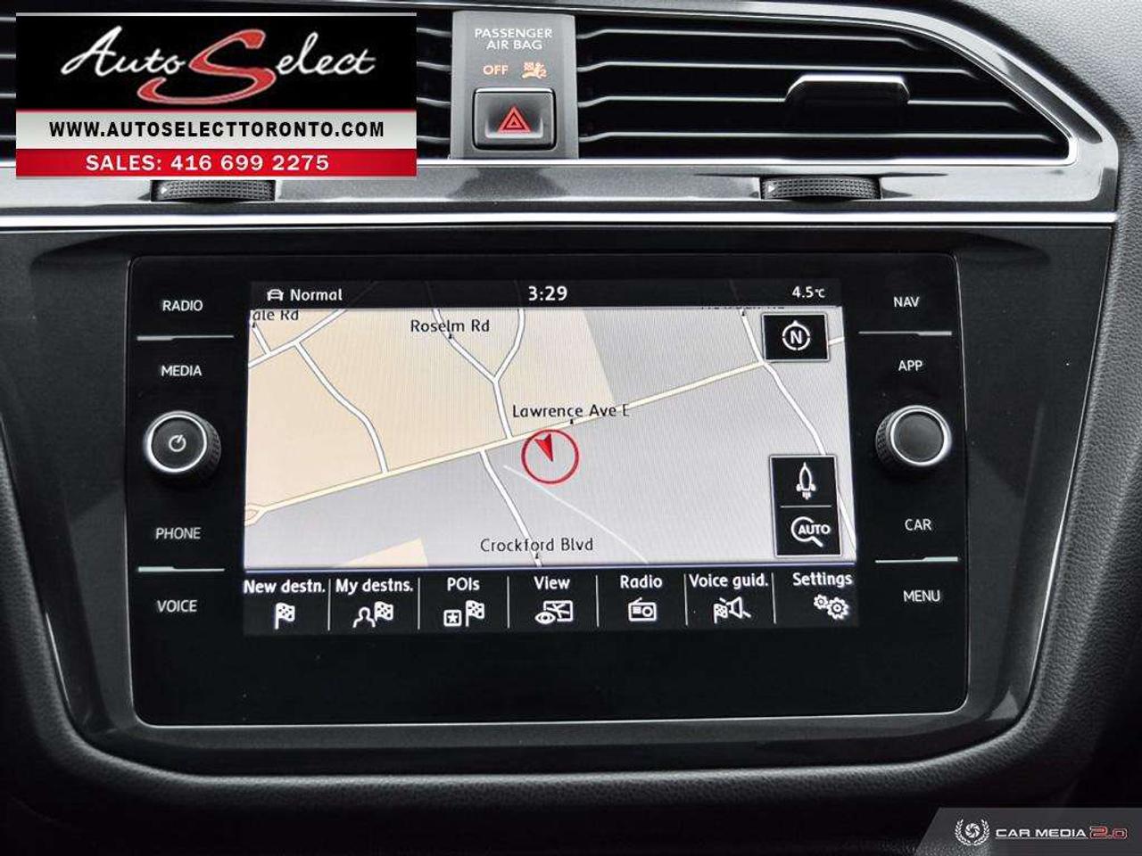 2018 Volkswagen Tiguan Comfortline 4Motion - AWD - Apple Carplay - Clean Carfax Photo