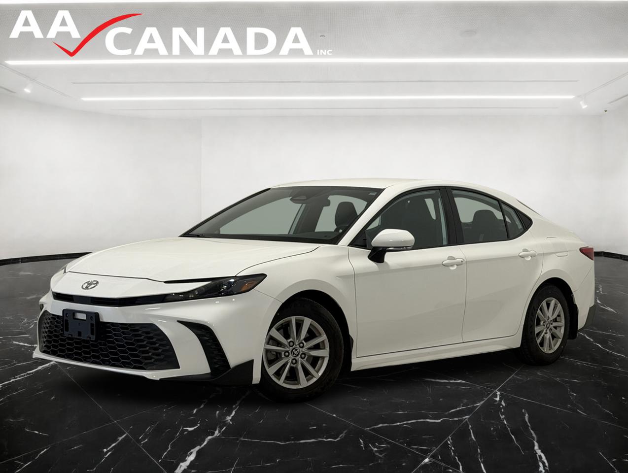 White 2025 Toyota Camry Sedan Front-Wheel Drive Continuously Variable Transmission