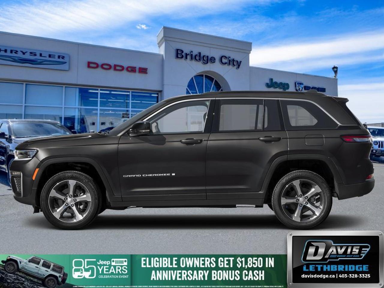 <p>Introducing the 2026 Jeep Grand Cherokee Laredo X in stunning black. This new SUV, with its automatic transmission and 4×4 drivetrain, offers superior handling for both city drives and off-road adventures.</p><p><strong>Exterior Features:</strong></p><ul><li>Stylish body structure in classic black</li><li>Alloy wheels for a bold stance</li><li>Sunroof to enjoy open-air drives</li></ul><p><strong>Interior Features:</strong></p><ul><li>Elegant black interior with modern styling</li><li>Heated seats for comfort in cooler climates</li><li>Power seats and windows for convenient adjustments</li><li>Smart device integration to stay connected on the go</li></ul><p><strong>Technology & Safety Features:</strong></p><ul><li>Advanced brake assist for added safety</li><li>Lane assist to help keep you on track</li><li>Parking sensors and a backup camera for easier parking</li><li>Wi-Fi hotspot and Bluetooth connection for seamless connectivity</li></ul><p>Perfect for adventure seekers and families alike, the 2026 Jeep Grand Cherokee Laredo X is packed with features that enhance every journey. Contact Davis Dodge Lethbridge today to learn more and schedule your test drive.</p>