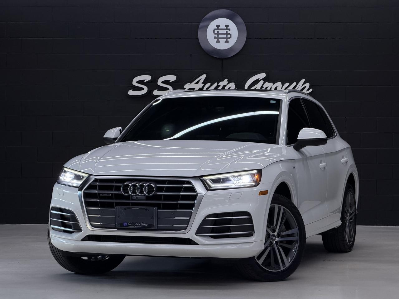 <p class=MsoNormal><span style=font-size: 9pt; line-height: 107%; color: rgb(0, 0, 0);>EXTENDED WARRANTY PACKAGES AVAILABLE UPTO 4 YEARS UNLIMITED KMS.&nbsp; ACCIDENT FREE VEHICLE &ndash; CARFAX REPORT IS AVAILABLE UPON REQUEST.</span></p><p class=MsoNormal><span style=font-size: 9pt; line-height: 107%; color: rgb(0, 0, 0);>&nbsp;</span></p><p class=MsoNormal><span style=font-size: 9pt; line-height: 107%; color: rgb(0, 0, 0); background-image: initial; background-position: initial; background-size: initial; background-repeat: initial; background-attachment: initial; background-origin: initial; background-clip: initial;>2018 AUDI Q5 TECHNIK S-LINE HAS LANDED.&nbsp;&nbsp;2.0L TURBOCHARGED 4 CYLINDER PRODUCING OVER 252HP AND 273LB/FT OF TORQUE.&nbsp;&nbsp;WHITE EXTERIOR ON BLACK INTERIOR. LOADED WITH NAVIGATION, BACKUP/360 CAMERA (MULTI ANGLE), 360 PARKING SENSORS, BLINDSPOT ASSIST, AUDI PRE SENSE, EFFICIENCY ASSIST, TRAFFIC JAM ASSIST, APPLE CARPLAY/ANDROID AUTO, INTERIOR AMBIENT LIGHTING, HEATED SEATS, HEATED STEERING, TEMPERATURE CONTROLLED CUP HOLDERS, PANORAMIC SUNROOF, BANG & OLUFSEN SOUND SYSTEM, FULL DIGITAL DASH, AUDI DRIVE SELECT (OFFROAD, COMFORT, DYNAMIC, INDIVIDUAL), PREMIUM 20 INCH WHEELS, TECHNIK S-LINE PACKAGE, AUTO LED HEADLIGHTS, PUSH BUTTON START, POWER TRUNK, BLUETOOTH, KEYLESS COMFORT ACCESS AND MUCH MORE.</span></p><p class=MsoNormal><span style=font-size: 9pt; line-height: 107%; color: rgb(0, 0, 0);>&nbsp;</span></p><p class=MsoNormal><span style=color: rgb(0, 0, 0);><strong><span style=font-size: 9pt; line-height: 107%;>CERTIFICATION AVAILABLE FOR AN ADDITIONAL $999 &ndash;&nbsp;</span></strong><span style=font-size: 9pt; line-height: 107%;>IF NOT CERTIFIED AS PER OMVIC REGULATIONS THE VEHICLE IS DEEMED NOT DRIVABLE AND UNCERTIFIED.&nbsp;&nbsp;THIS FEE WILL ENSURE VEHICLE IS CERTIFIED AND ROAD WORTHY CONDITION. ADVERTISED PRICE EXCLUDES APPLICABLE TAXES, LICENSING, ADMINISTRATIVE, AND FINANCE FEES.</span></span></p><p class=MsoNormal><span style=font-size: 9pt; line-height: 107%; color: rgb(0, 0, 0);>&nbsp;</span></p><p class=MsoNormal><span style=font-size: 9pt; line-height: 107%; color: rgb(0, 0, 0);>OUR VEHICLES ARE PRICED TO SELL.&nbsp; DRIVE THIS HOME TODAY!&nbsp;&nbsp;CONTACT US FOR MORE DETAILS.</span></p><p class=MsoNormal><span style=font-size: 9pt; line-height: 107%; color: rgb(0, 0, 0);>&nbsp;</span></p><p class=MsoNormal><span style=font-size: 9pt; line-height: 107%; color: rgb(0, 0, 0);>S S AUTO GROUP INC.</span></p><p class=MsoNormal><span style=font-size: 9pt; line-height: 107%; color: rgb(0, 0, 0);>460 WOODY ROAD</span></p><p class=MsoNormal><span style=font-size: 9pt; line-height: 107%; color: rgb(0, 0, 0);>OAKVILLE, ONTARIO L6K 3T6</span></p><p class=MsoNormal><span style=font-size: 9pt; line-height: 107%; color: rgb(0, 0, 0);>&nbsp;</span></p><p class=MsoNormal><span style=font-size: 9pt; line-height: 107%; color: rgb(0, 0, 0);>CALL: (9 0 5) - 3 3 8 - 7 7 0 7</span></p><p class=MsoNormal><span style=font-size: 9pt; line-height: 107%; color: rgb(0, 0, 0);>TEXT: (6 4 7) - 8 8 6 - 8 1 8 2&nbsp; OR&nbsp; (6 4 7) - 5 2 3 - 0 0 6 9</span></p><p class=MsoNormal><span style=font-size: 9pt; line-height: 107%; color: rgb(0, 0, 0);>INSTAGRAM: @SSAUTOGROUP_</span></p>