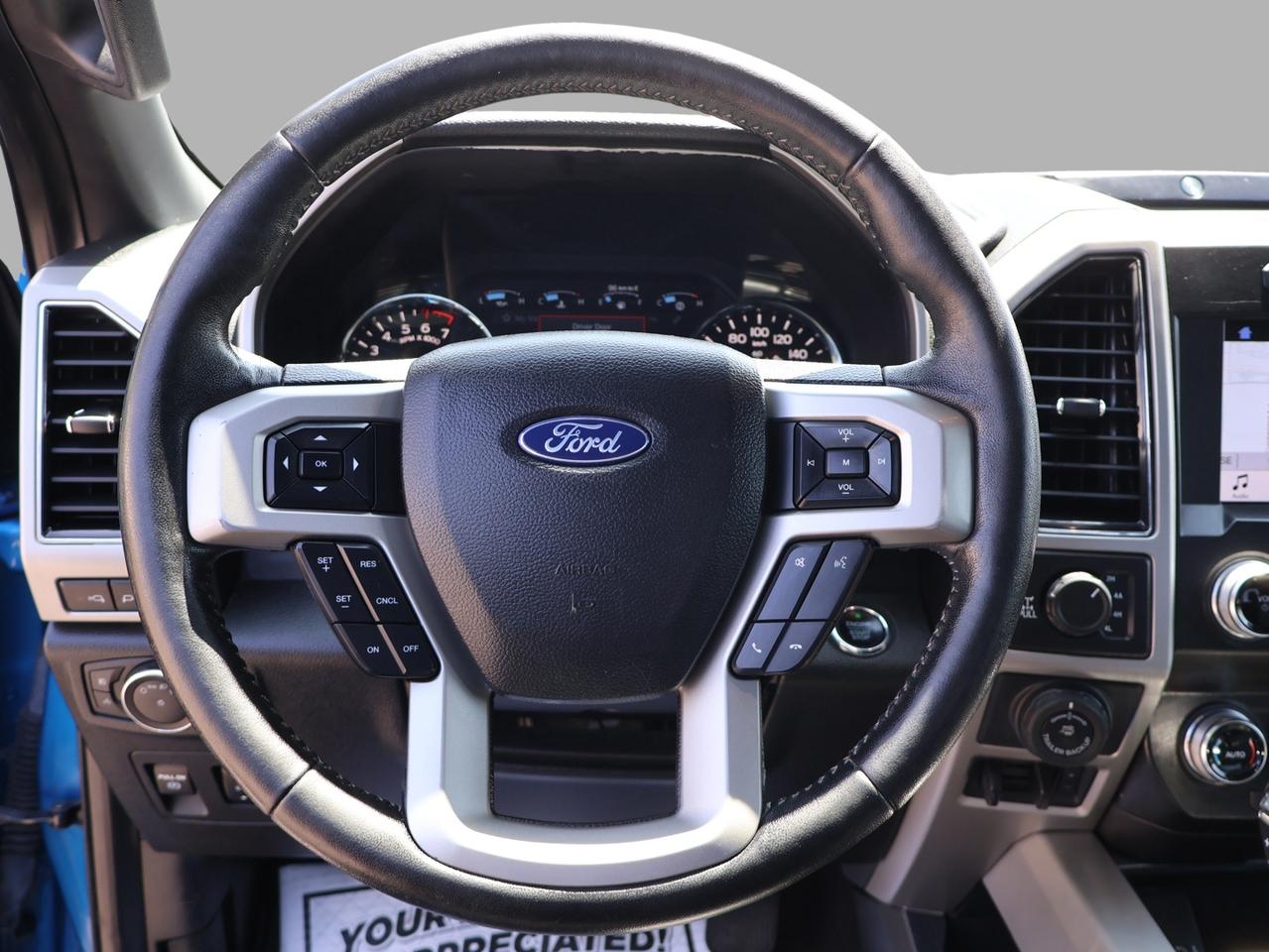 2019 Ford F-150 LARIAT-FX4 4WD CERTIFIED *1 OWNER* CAMERA NAV BLUETOOTH LEATHER HEATED SEATS CRUISE ALLOYS Photo