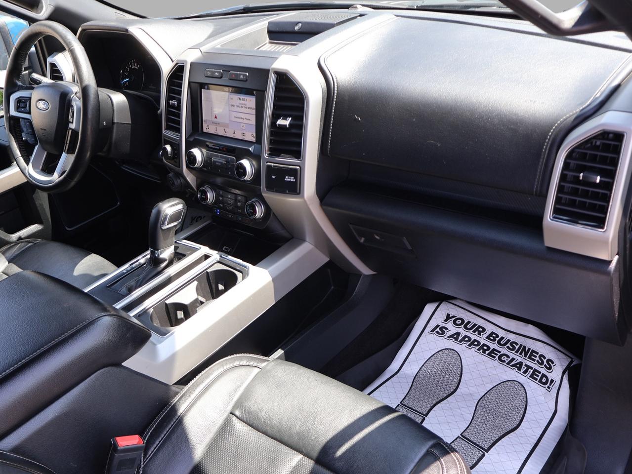 2019 Ford F-150 LARIAT-FX4 4WD CERTIFIED *1 OWNER* CAMERA NAV BLUETOOTH LEATHER HEATED SEATS CRUISE ALLOYS Photo