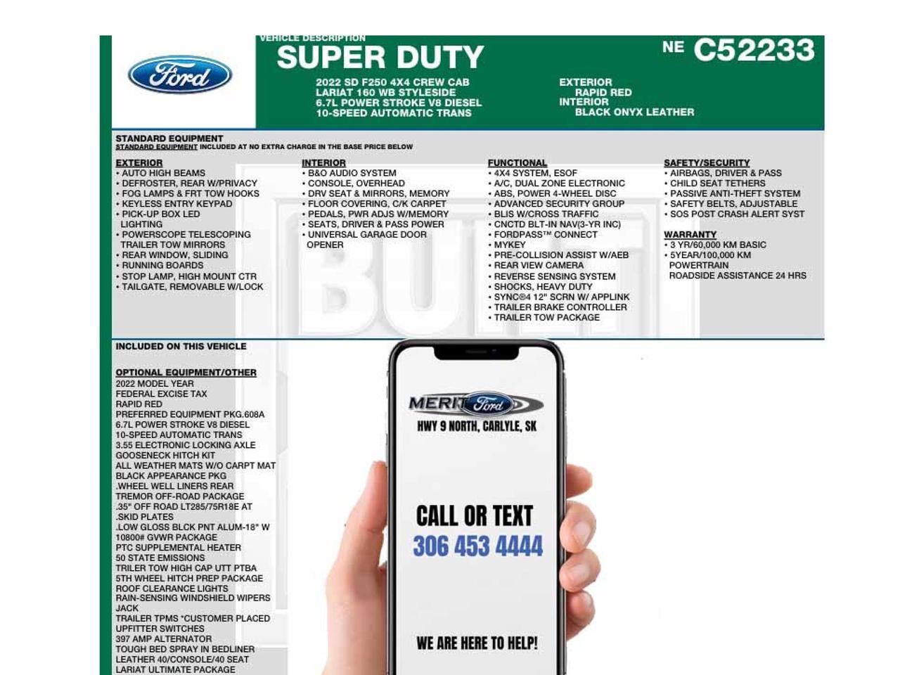 2022 Ford F-350 Super Duty SRW King Ranch 6.7L POWER STROKE V8 DSL 710A+ Photo2