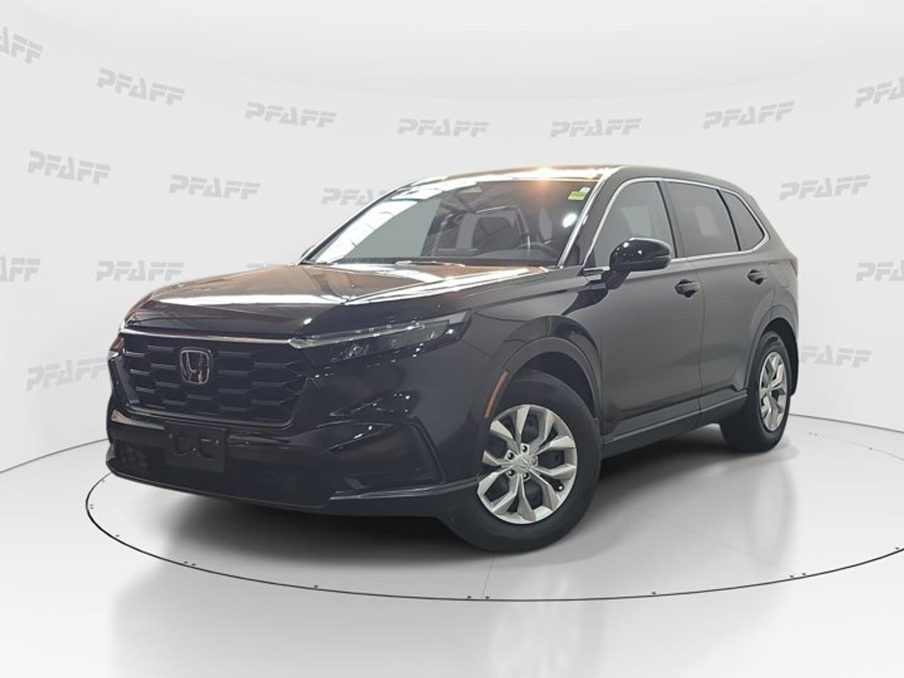 ** This disclosure applied to pre-owned inventory only: The online price includes a $1000 financing credit. For cash purchases, an additional $1000 dollars will be added to the price.*This 2024 Honda CR-V LX is a smart choice for drivers who want comfort, confidence, and everyday value in a well-rounded SUV. Offered by Honda of Thornhill in Thornhill, this used model shows 35,970 km and pairs a black exterior with a black interior for a clean, modern look.With four doors, automatic transmission, and front-wheel drive, this 2024 Honda CR-V LX is easy to live with in city traffic and on weekend highway trips. Its practical layout, trusted Honda engineering, and useful driver-assist features make it a great fit for families, commuters, and first-time SUV buyers alike.FEATURES OF THE CR-V LXBlack exterior with sleek SUV stylingAutomatic transmission for smooth daily drivingFront-wheel drive for efficient road manners35,970 km showing light used wearADVANCED SAFETY FEATURESAnti-lock braking system helps controlled stopsStability control supports confident road handlingTraction control improves grip on roadsLane departure warning adds driving awarenessPERFORMANCE AND EFFICIENCYFront-wheel drive supports balanced everyday efficiencyAutomatic transmission delivers smooth power responsePower steering helps easy low-speed manoeuvresAdaptive cruise control aids highway drivingCOMFORT AND CONVENIENCEHeated front seats add cold-weather comfortFront air conditioning keeps cabin comfortableRemote starter helps prepare cabin earlyKeyless entry adds daily ease and convenienceTECHNOLOGY AND CONNECTIVITYBluetooth integration supports hands-free phone useSmart device integration keeps apps accessibleSteering wheel audio controls simplify operationBackup camera helps with reversing visibilityCARGO SPACEFour-door layout supports easy passenger accessRear spoiler adds style and utilityFlexible cabin suits daily cargo needsSUV design offers practical hauling versatilityAWARDS & RECOGNITIONSTop Safety Pick, Insurance Institute for Highway Safety, 2024WHAT OTHER OWNERS LIKEComfortable ride for daily commuting needsEasy-to-use controls and cabin layoutHelpful driver assistance for added confidencePractical size for parking and cargoThis 2024 Honda CR-V LX delivers the essentials that matter most in a compact SUV. It combines useful comfort features like heated front seats and front air conditioning with practical technology such as Bluetooth integration, smart device integration, and a backup camera.Drivers will also appreciate confidence-building features in this 2024 Honda CR-V LX, including anti-lock braking system, traction control, stability control, lane departure warning, adaptive cruise control, and child safety locks. Heated mirrors, turn signal mirrors, power windows, cruise control, and automatic headlights add even more day-to-day convenience.Finished in black and backed by the reputation of Honda of Thornhill, this 2024 Honda CR-V LX is ready for your next drive. It is a practical, efficient, and comfortable SUV that meets the needs of modern Canadian drivers without adding unnecessary complexity.This 2024 Honda CR-V LXs VIN is: 2HKRS3H21RH000081.