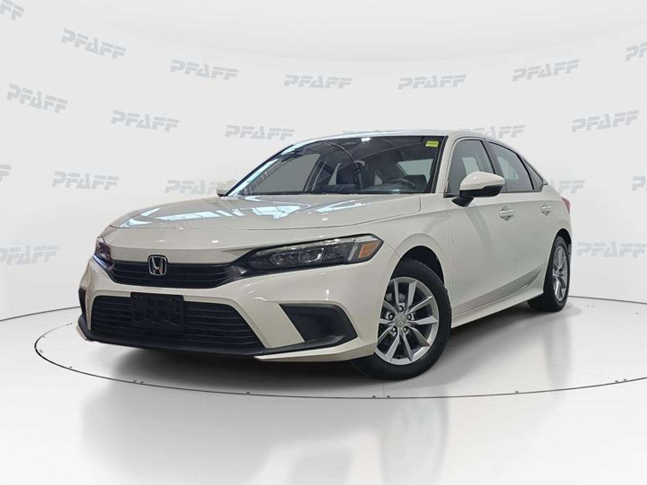 ** This disclosure applied to pre-owned inventory only: The online price includes a $1000 financing credit. For cash purchases, an additional $1000 dollars will be added to the price.*The 2024 Honda Civic EX is a smart choice for drivers who want comfort, confidence, and everyday value in one well-rounded sedan. Offered by Honda of Thornhill in Thornhill, this used model shows 55,163 km and pairs a clean White exterior with a Black interior for a timeless look.With 4 doors, automatic transmission, and front-wheel drive, this 2024 Honda Civic EX is built for easy daily use in city traffic and on the highway. Its balance of efficiency, smooth handling, and practical features makes it a sedan that feels ready for workdays, errands, and weekend drives alike.FEATURES OF THE Civic EXWhite exterior with sleek sedan stylingAutomatic transmission for smooth daily drivingFront-wheel drive for confident road manners55,163 km showing proven everyday usabilityADVANCED SAFETY FEATURESAnti-Lock Braking System for controlled stopsStability Control helps maintain vehicle balanceTraction Control supports grip on roadsBackup camera aids reversing and parkingPERFORMANCE AND EFFICIENCYFront-wheel drive supports balanced everyday handlingAutomatic transmission delivers smooth gear changesPower steering helps easy low-speed manoeuvresCruise Control supports relaxed highway travelCOMFORT AND CONVENIENCEHeated front seats add cold-weather comfortHeated steering wheel warms winter drivesRemote starter helps prepare cabin aheadPower windows add everyday driving easeTECHNOLOGY AND CONNECTIVITYBluetooth Integration supports hands-free connectivitySmart Device Integration adds phone convenienceSteering wheel audio controls feel intuitiveAdjustable steering wheel improves driving comfortCARGO SPACESedan trunk suits daily bags wellFour-door layout improves loading convenienceRear cargo area supports grocery runsPractical storage for commuting essentialsAWARDS & RECOGNITIONSTop Safety Pick, Insurance Institute for Highway Safety, 2024Best Compact Car, The Car Guide, 2024WHAT OTHER OWNERS LIKEComfortable ride quality for daily commutingUser-friendly controls and clear cabin layoutHelpful driver-assist features for confidenceStrong value with efficient overall designThis 2024 Honda Civic EX also includes heated mirrors, turn signal mirrors, aluminum wheels, keyless entry, front air conditioning, leather steering wheel, automatic headlights, tire pressure monitoring, child safety locks, lane departure warning, blind spot monitor, and adaptive cruise control. These features add peace of mind and convenience without making the car feel complicated.The Black interior gives this 2024 Honda Civic EX a clean and modern feel, while the White exterior keeps its appearance fresh and easy to maintain. The feature set is well chosen for Canadian driving, especially with heated touches and driver-assist technology that help through changing seasons.For drivers shopping at Honda of Thornhill, this used 2024 Honda Civic EX delivers the right mix of trusted Honda engineering, practical comfort, and modern safety. It is a sedan that feels easy to own, easy to drive, and easy to appreciate every day.This 2024 Honda Civic EXs VIN is: 2HGFE2F36RH115527.