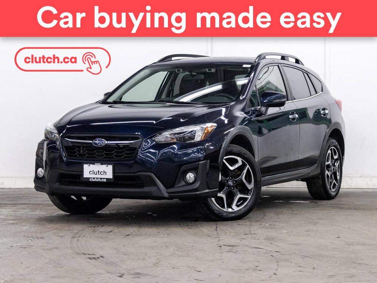 Folding Rear Seats, Climate Control, Dual Zone Front Climate Control and more!<br> <br>Clutch is the largest online used car retailer in Canada, delivering a seamless, hassle-free car-buying experience to drivers everywhere. Shop thousands of used cars online, get the right one delivered to your door, and enjoy peace of mind with our 10-Day Money-Back Guarantee. How sweet is that? To learn more, visit clutch.ca.<br> <br>The top features for this car include:<br> <br>Front Heated Seats<br>Folding Rear Seats<br>Climate Control<br>Dual Zone Front Climate Control<br>Premium Sound System<br>Speed-Sensitive Volume<br>Bluetooth Music<br>Touchscreen Display<br>GPS Navigation<br>Cruise Control<br>12V Outlet<br>Hands Free Device Connectivity<br>Apple CarPlay<br>Android Auto<br>USB Input<br>Keyless Entry<br>Blindspot Sensors<br>Heated Steering Wheel<br>One-Touch Windows<br>Rear Window Defroster<br>Sunroof<br>Hill Assistance<br>Rear View Camera<br>Power Driver Seat<br>Brake Assist<br>Adaptive Cruise Control<br>Push Button Start<br>Passive Keyless Entry<br>Lane Departure Warning<br>Active Lane Keep Assistance<br>Forward Collision Mitigation<br>Rear Collision Warning<br>Rear Collision Mitigation<br>Pedestrian Detection<br>Driver Attention Alert<br>Automatic High Beams<br> <br>Seamless home delivery - Delivery to your door in a matter of days. Available on select packages.<br> <br>Try it out for 10 days - If you do not like it, we will take it back. <br> <br>Quality assured - All cars go through our rigorous 210-point inspection and reconditioning process.<br> <br>Peace of mind - Warranty and protection plans available.<br> <br>Haggle-free - No haggling or hard sells.<br> <br>100% Transparency - Full inspection reports on every car, including high-res photography and a free Carfax report.<br> <br>Listed price is for cash purchase only and does not include taxes, Shipping Fees (if applicable), Delivery Fees (if applicable), government licensing fees.<br> <br>Previous Provincial Registrations:<br>Ontario<br> <br>Stock # 119752