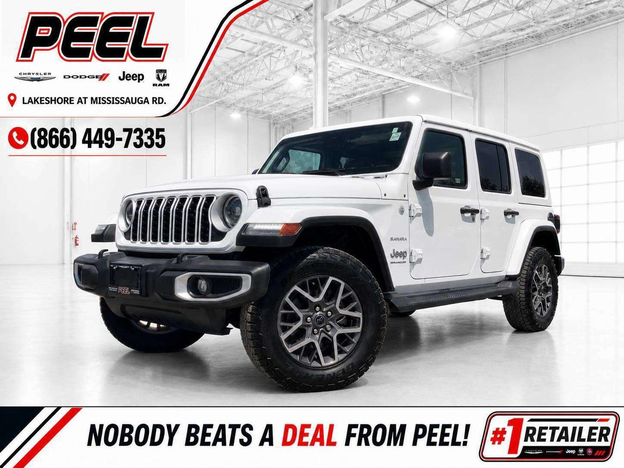 Used 2024 Jeep Wrangler Sahara | Heated Leather | Safety Group | 4X4 for sale in Mississauga, ON