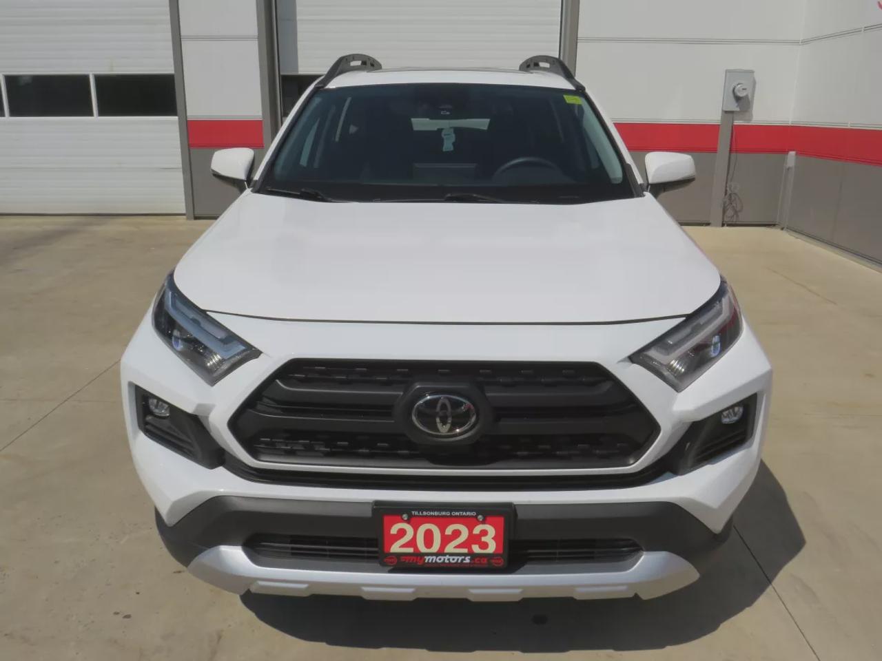 2023 Toyota RAV4 Trail | AWD | Automatic | Alloy Wheels | Heated Steering Wheel | Dual Climate Control | Heated Seats | Power Driver Seat | Sunroof | Touchscreen Display | Android Auto & Apple CarPlay | Bluetooth | USB Ports | Back-Up Camera | Adaptive Cruise Control | Bl Photo
