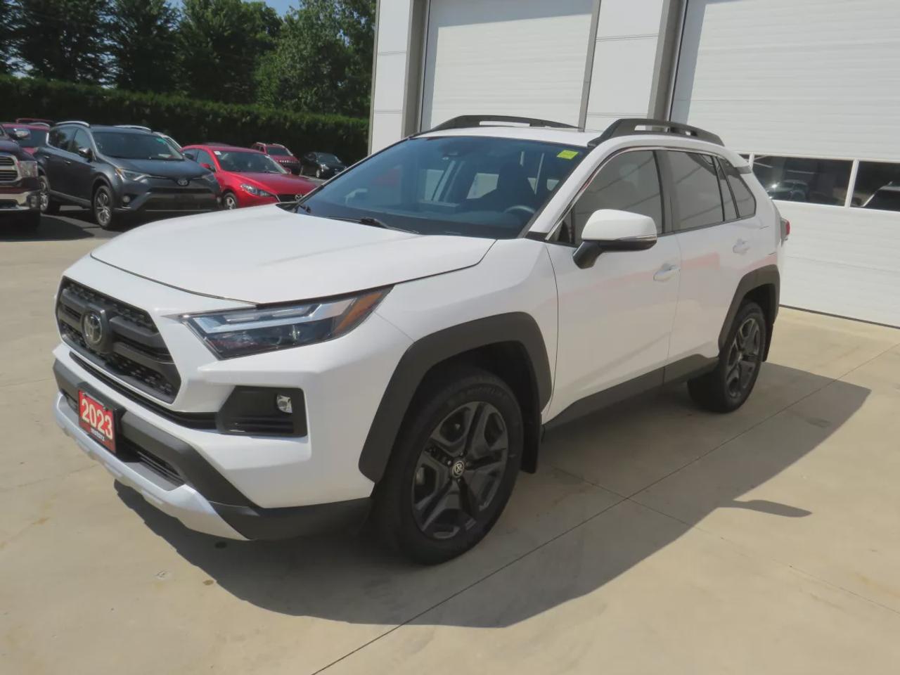 2023 Toyota RAV4 Trail | AWD | Automatic | Alloy Wheels | Heated Steering Wheel | Dual Climate Control | Heated Seats | Power Driver Seat | Sunroof | Touchscreen Display | Android Auto & Apple CarPlay | Bluetooth | USB Ports | Back-Up Camera | Adaptive Cruise Control | Bl Photo