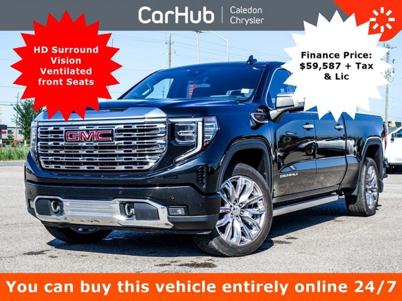 2024 GMC Sierra 1500 Denali Crew Cab 157" 6.2L Leather 5 passengers with captain chair Multi Pro TailGate Photo