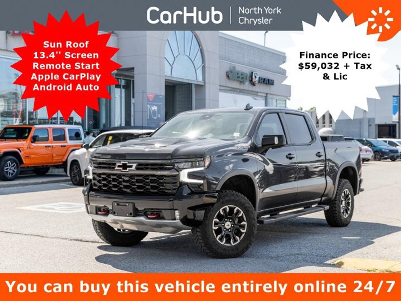 2024 Chevrolet Silverado 1500 ZR2 147'' Sun Roof 13.4'' Screen Remote Start Apple CarPlay Android Auto Photo0