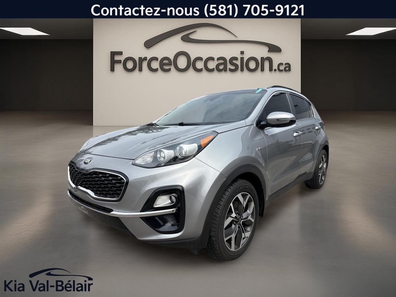 Used 2020 Kia Sportage EX PREMIUM * AWD * CUIR * TOIT PANO * BI-ZONE * VOLANT CHAUFF * for sale in Québec, QC