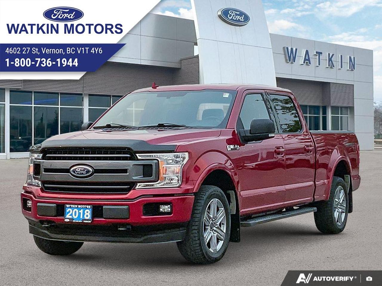 Used 2018 Ford F-150 Supercrew 4x4 XLT 302 3.5L ECOBOOST for sale in Vernon, BC