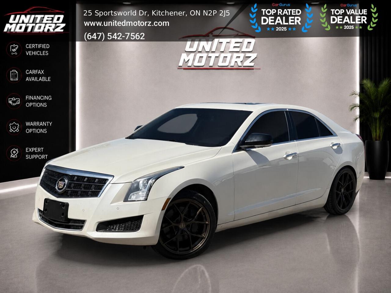 2013 Cadillac ATS Luxury AWD ~SAFETY CERTIFIED~ NO ACCIDENTS~ 16 SER Photo0