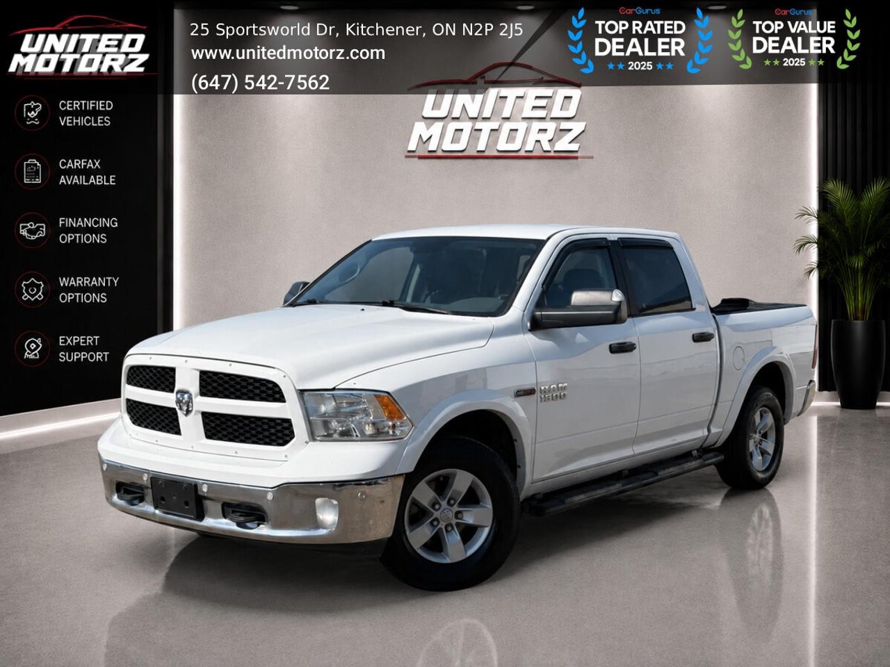 2018 RAM 1500 Outdoorsman AUTO 4x4 Crew Cab 5'7" Box 3.0L 6cyl~ Photo0