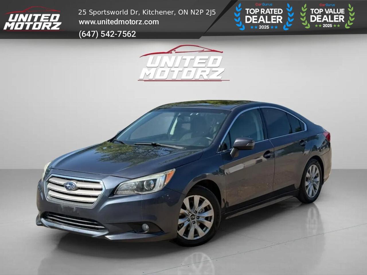 2016 Subaru Legacy w/Touring Pkg 4dr Sdn Man AWD 2.5L 4cyl~SAFETY CER Photo