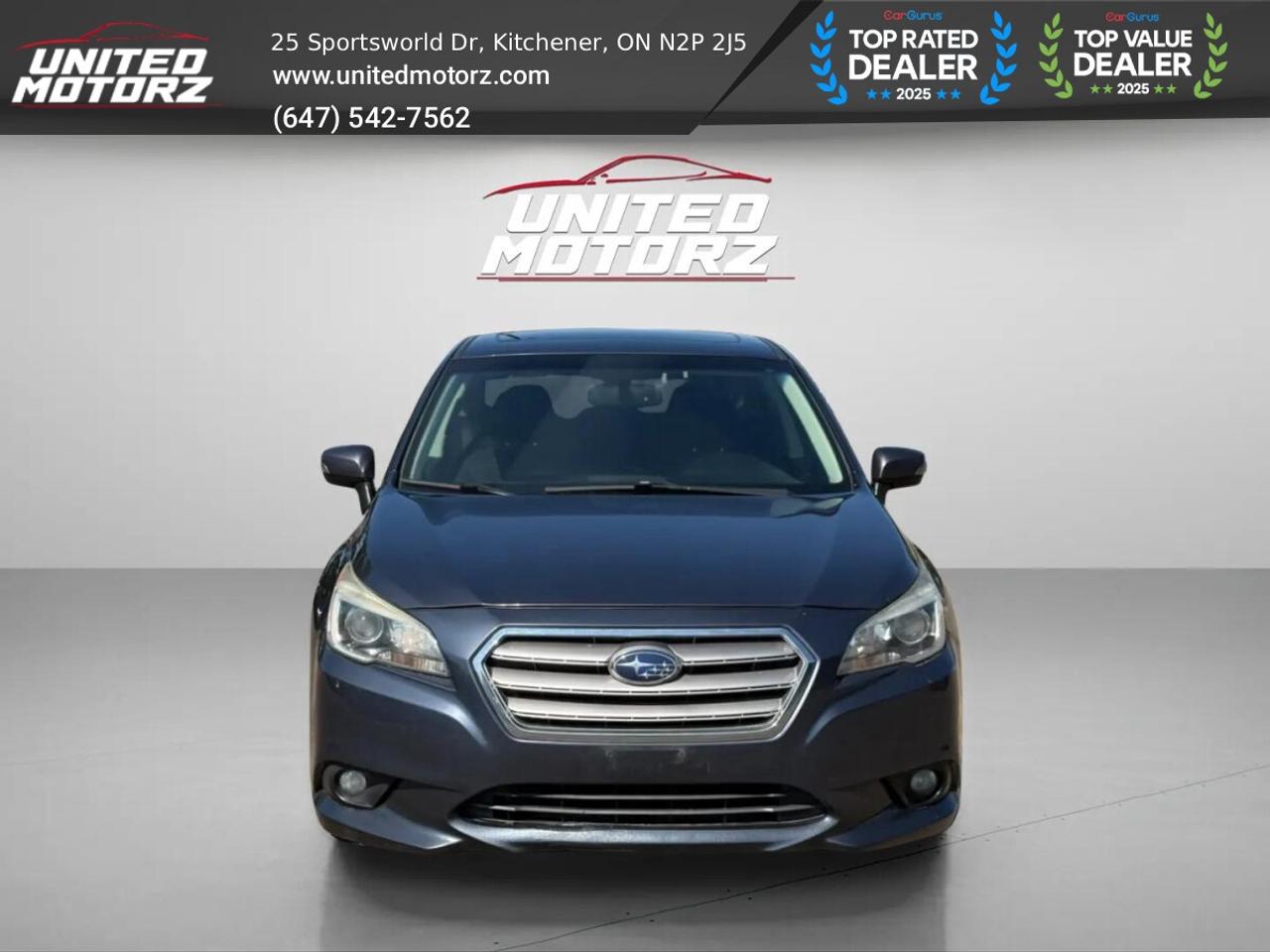 2016 Subaru Legacy w/Touring Pkg 4dr Sdn Man AWD 2.5L 4cyl~SAFETY CER Photo