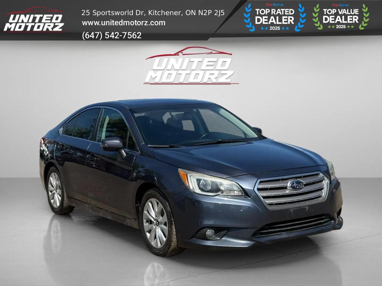 2016 Subaru Legacy w/Touring Pkg 4dr Sdn Man AWD 2.5L 4cyl~SAFETY CER Photo3