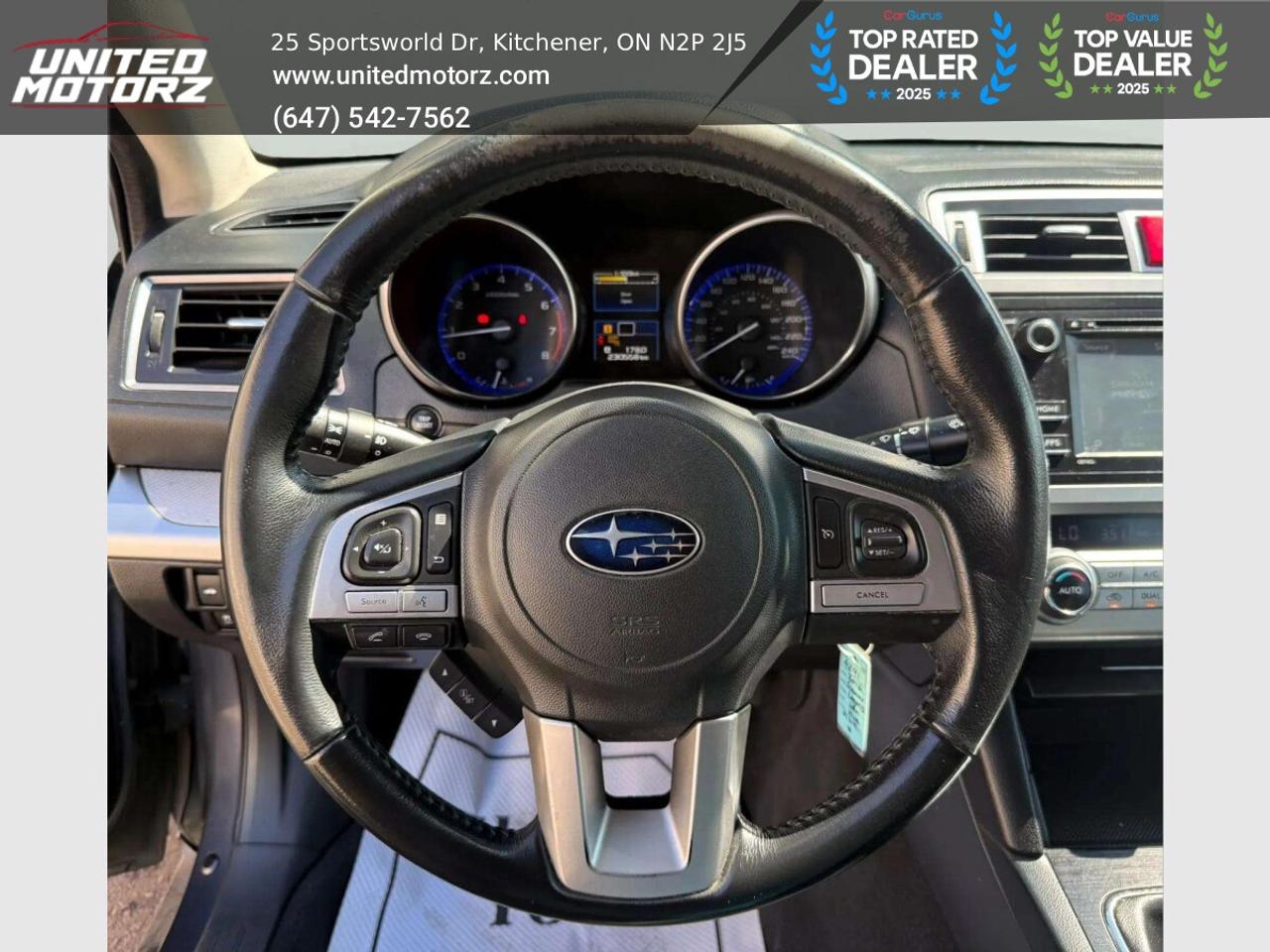 2016 Subaru Legacy w/Touring Pkg 4dr Sdn Man AWD 2.5L 4cyl~SAFETY CER Photo