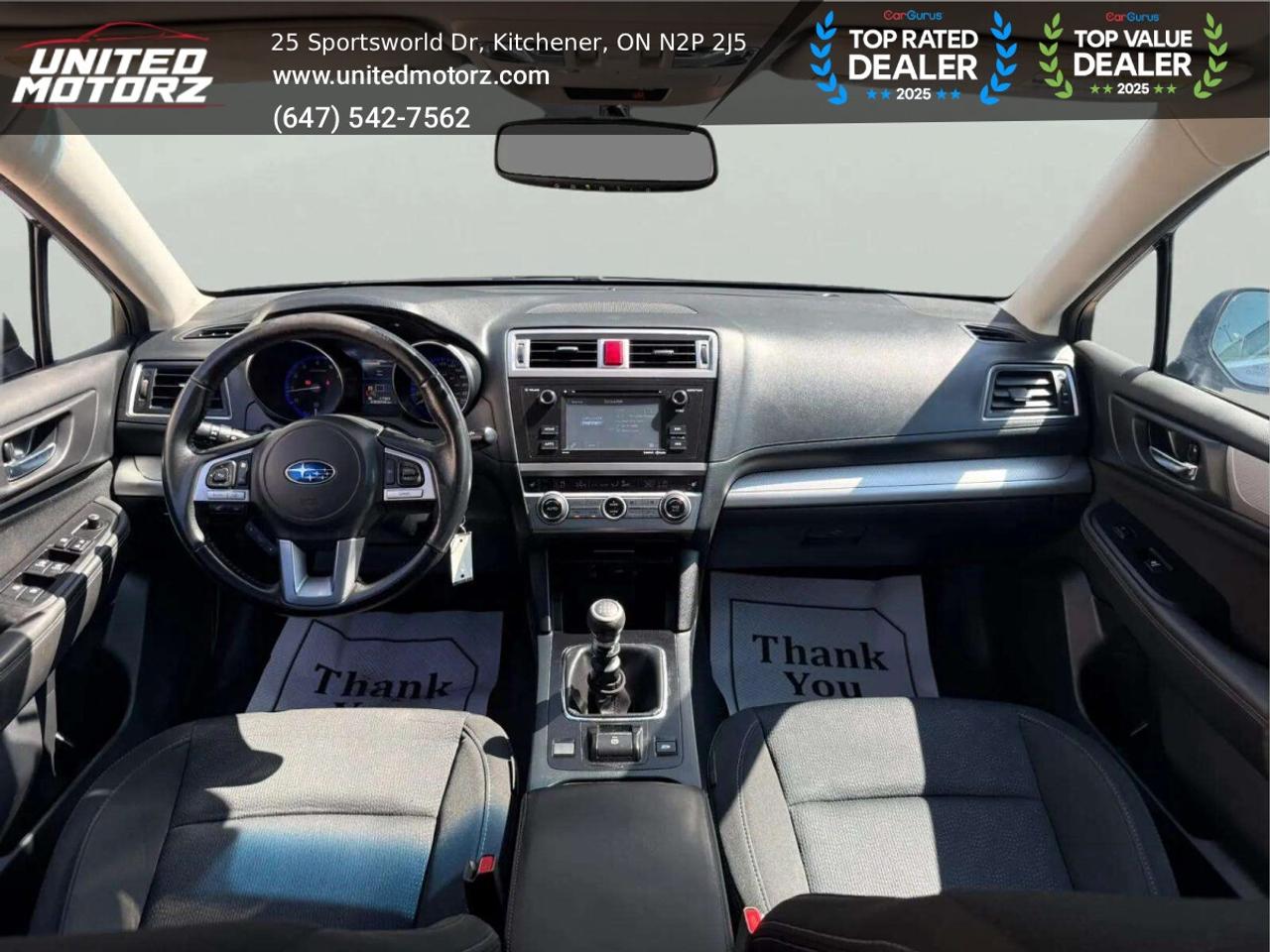 2016 Subaru Legacy w/Touring Pkg 4dr Sdn Man AWD 2.5L 4cyl~SAFETY CER Photo