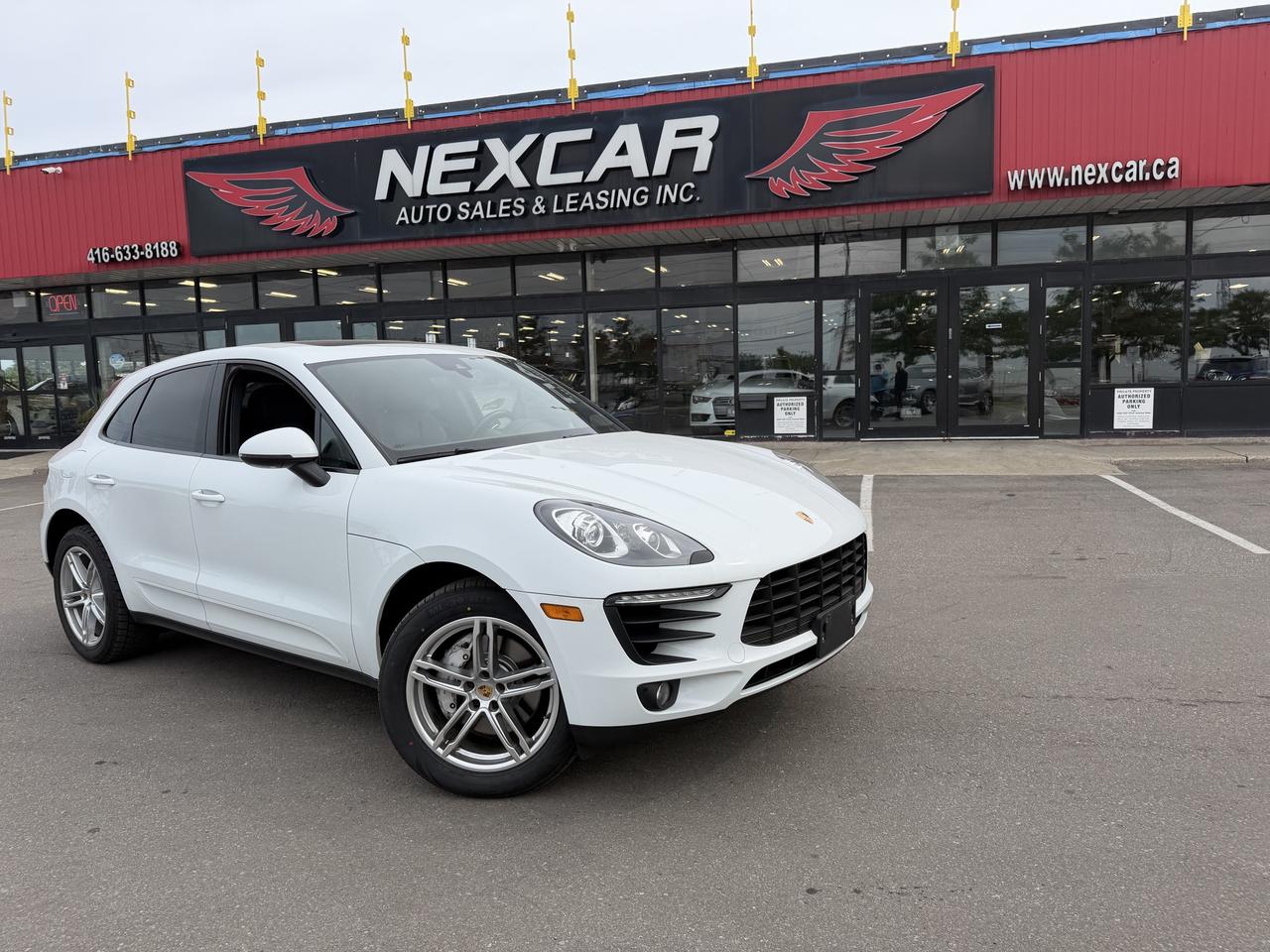 2018 Porsche Macan S AWD LEATHER PAN/ROOF NAV B/SPOT L/ASSIST CAMERA