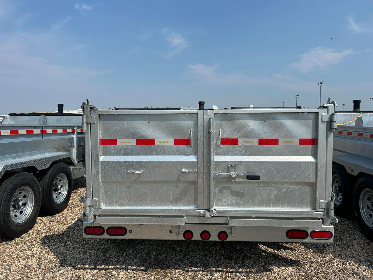 2027 One Sixteen Dump Trailer 6 x 12 Dump Box Galvanized Photo