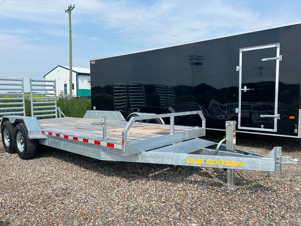 2027 One Sixteen Open Deck 7x20 car and equipment galvanized Photo2