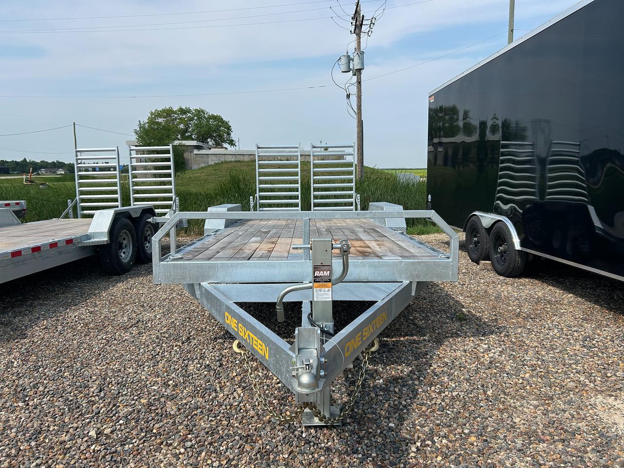 2027 One Sixteen Open Deck 7x20 car and equipment galvanized Photo