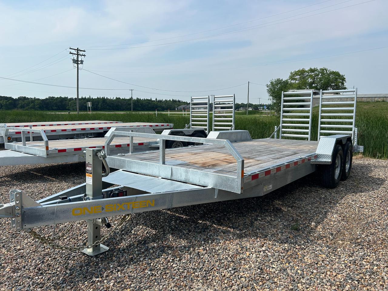 2027 One Sixteen Open Deck 7x20 car and equipment galvanized Photo5