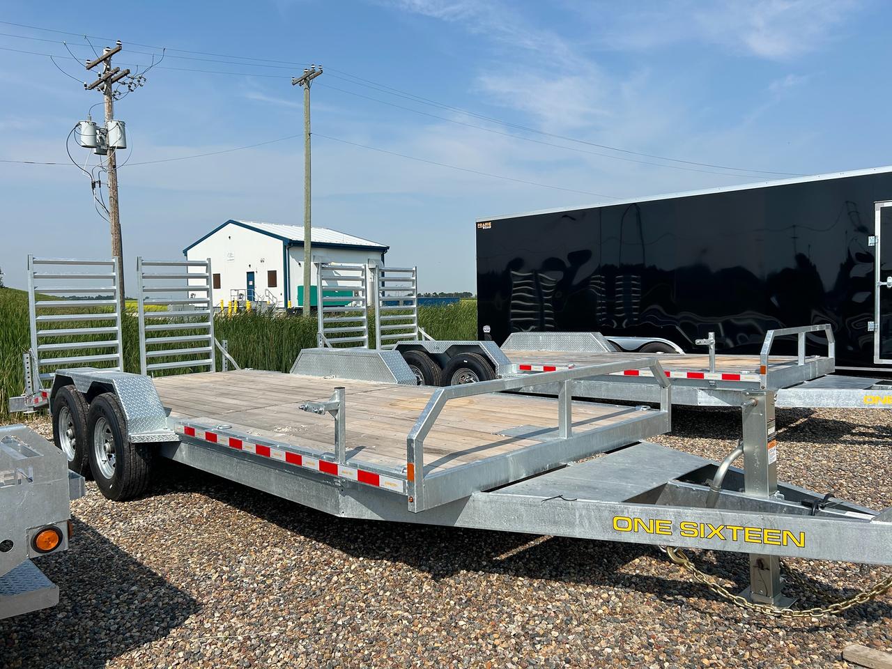 2027 One Sixteen Open Deck 7 x 20 car and equipment galvanized Photo
