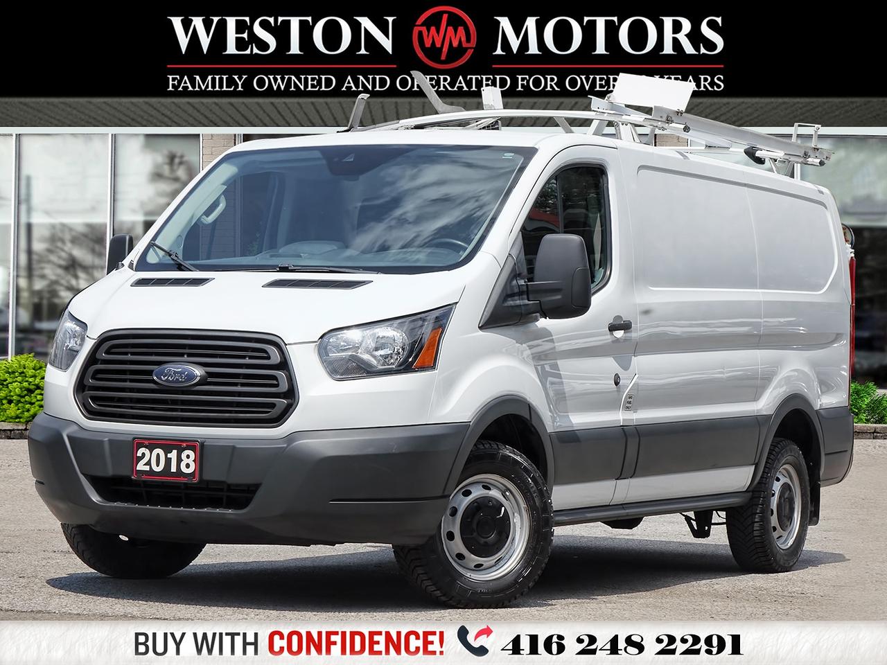 2018 Ford Transit 250 LOW ROOF*ROOF RACK*SHELVES