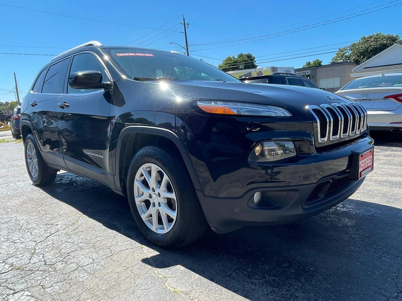 Used 2016 Jeep Cherokee 4WD 4dr North for sale in Brantford, ON