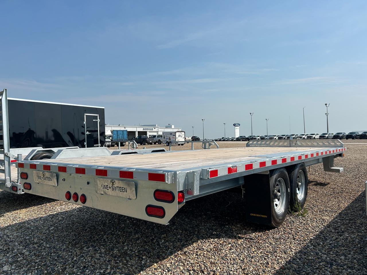 2027 One Sixteen Open Deck 8.5 x 20 Deck Over Galvanized 14000 gvwr Photo3