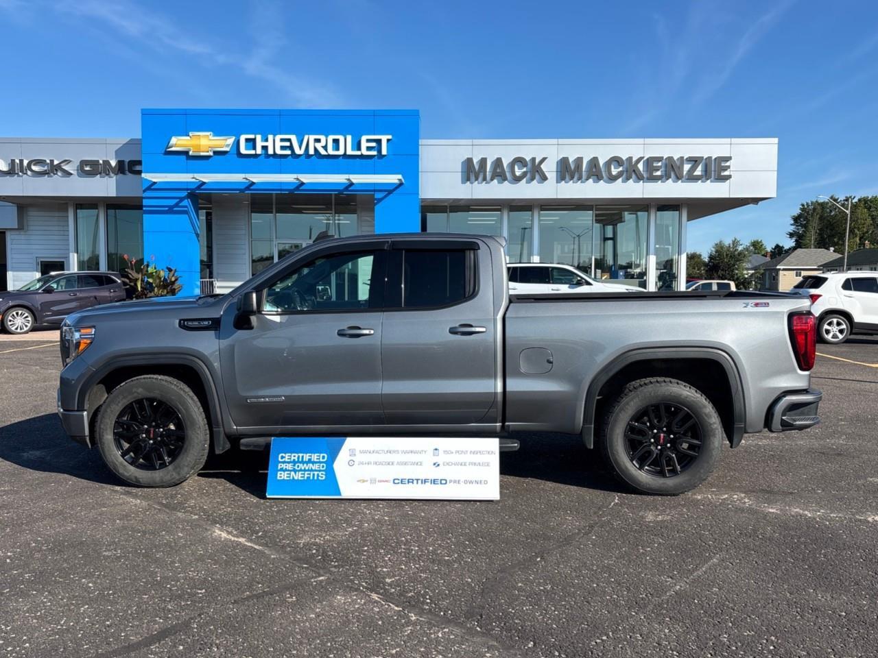 2020 GMC Sierra 1500 Elevation Used 5 Passenger Double Cab 6.6ft Box 4X4 V8 Truck with Heated Front Seats, Heated Steering Wheel and 8 Colour Touchscreen Radio with Apple CarPlay, Android Auto and a Bose Speaker System Photo