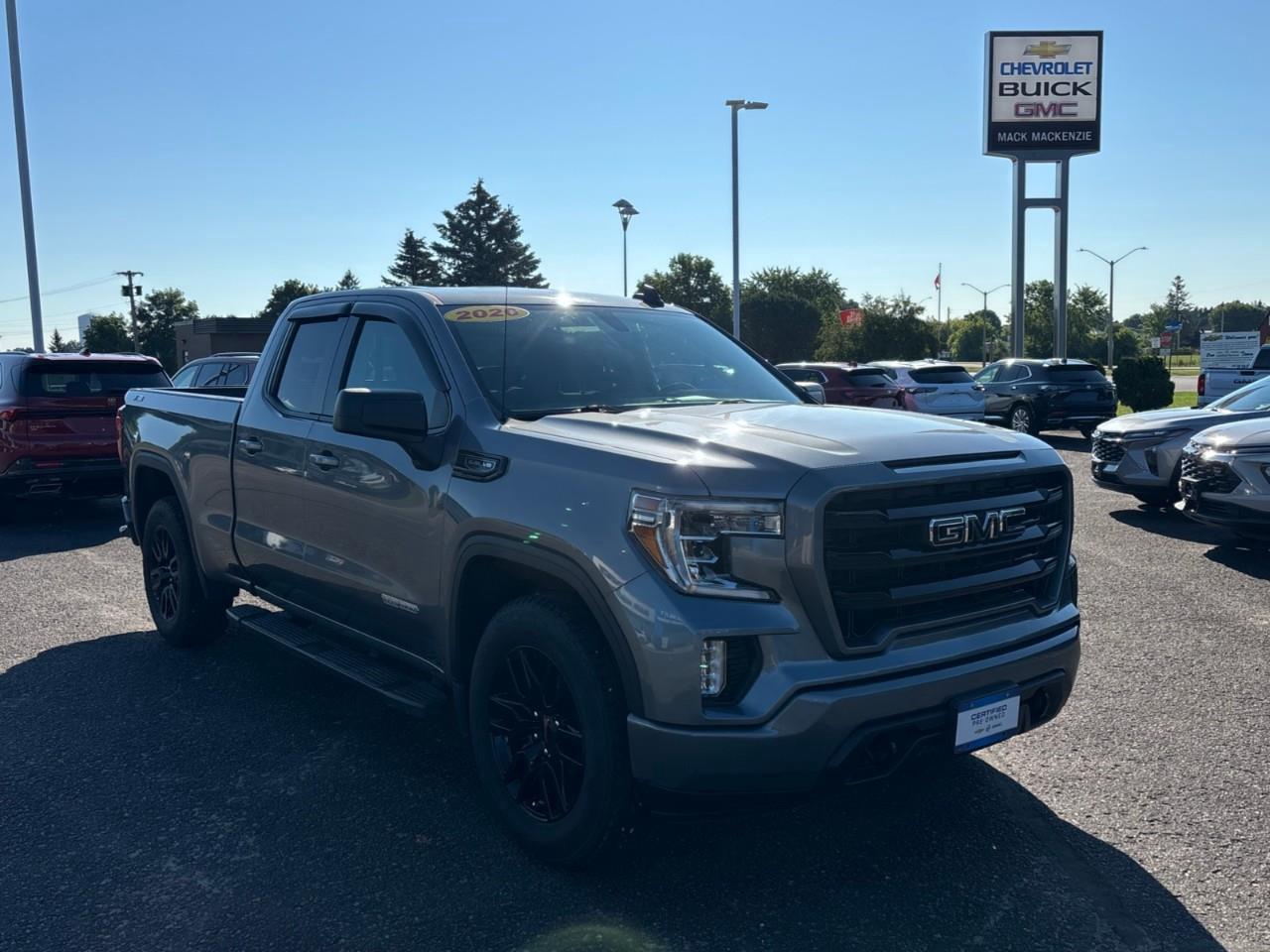 2020 GMC Sierra 1500 Elevation Used 5 Passenger Double Cab 6.6ft Box 4X4 V8 Truck with Heated Front Seats, Heated Steering Wheel and 8 Colour Touchscreen Radio with Apple CarPlay, Android Auto and a Bose Speaker System Photo