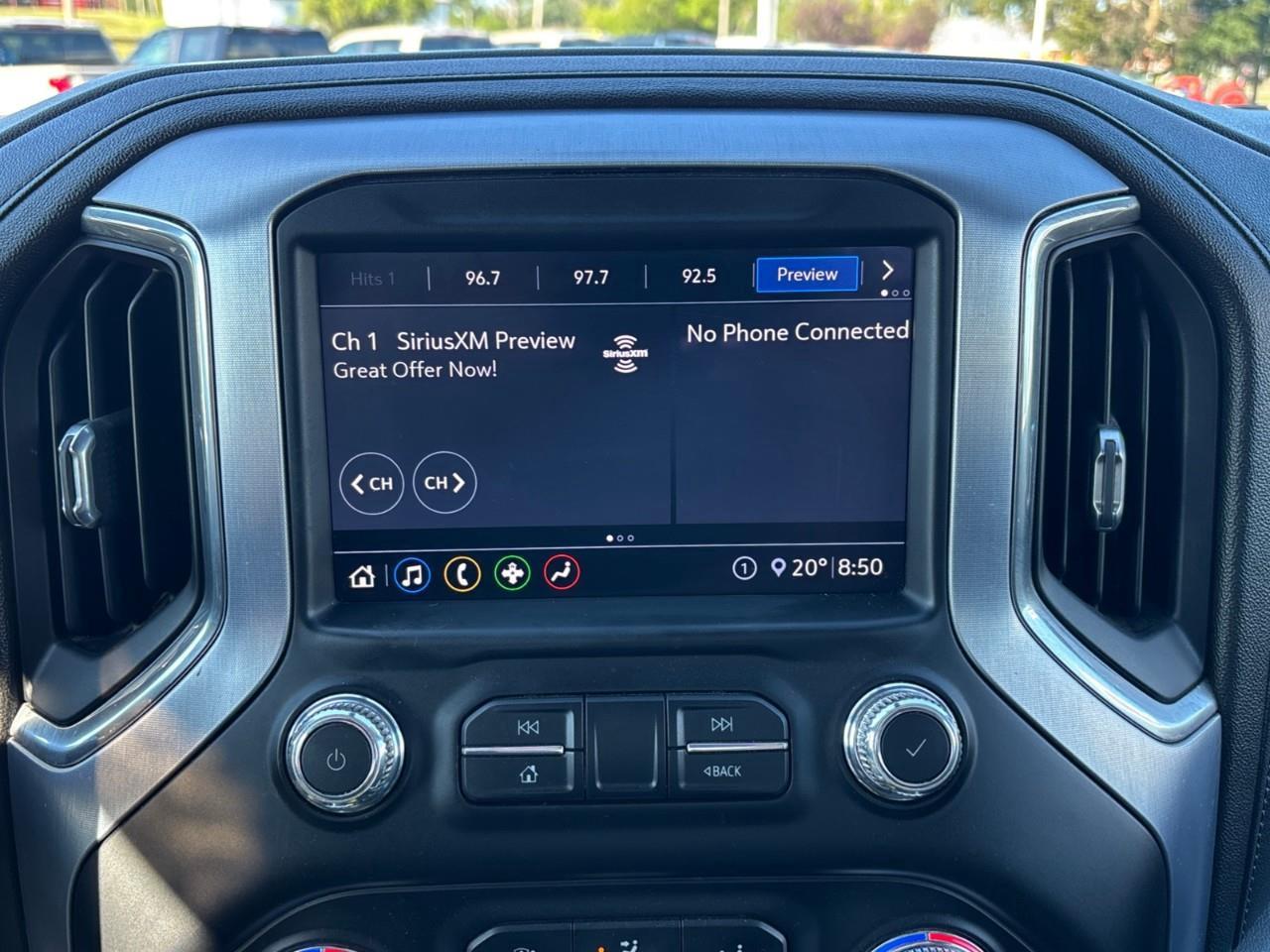 2020 GMC Sierra 1500 Elevation Used 5 Passenger Double Cab 6.6ft Box 4X4 V8 Truck with Heated Front Seats, Heated Steering Wheel and 8 Colour Touchscreen Radio with Apple CarPlay, Android Auto and a Bose Speaker System Photo