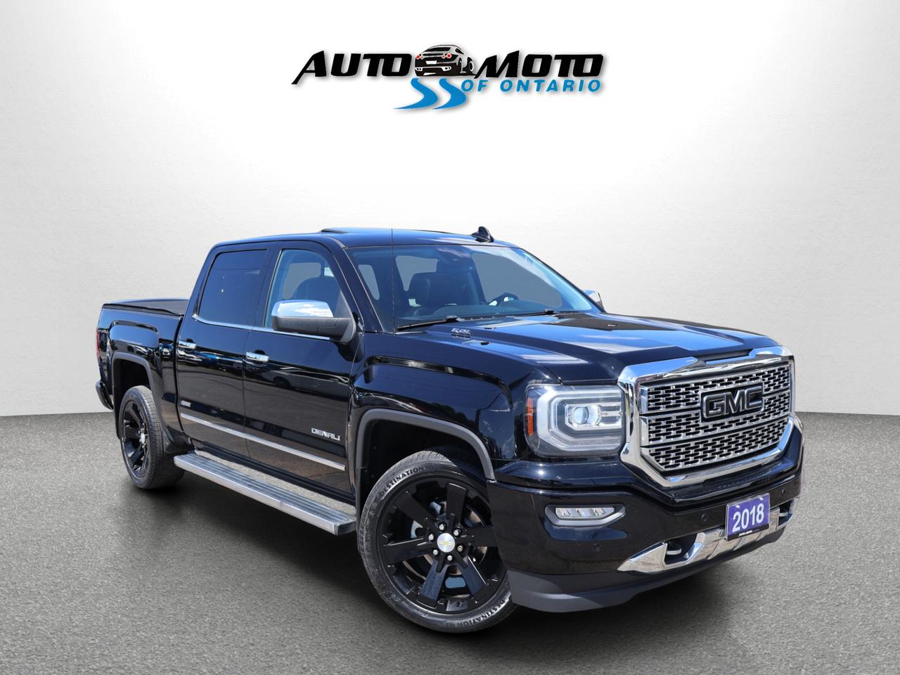 <p>*SAFETY INCLUDED*<span>LOW KKS* </span><span>Very Clean GMC Sierra 1500 Denali Crew 4x4 6.2L V8 with Automatic Transmission</span><span>. Black on Black Leather Interior. Equipped with: Power Windows, Power Locks, and Power Heated Mirrors, CD/AUX, AC, Alloys/Chrome, Keyless, Tow Hitch, Sunroof, Navigation System, Back Up Camera, Front and Rear </span><span>Parking</span><span> Sensors, Side Turning Signals, Heated Steering </span><span>Wheel</span><span>, Heated and Ventilated </span><span>front</span><span> Power Seats, Leather Seats, </span><span>Premium</span><span> Bose Audio System, Direction Compass, Cruise Controls, Power Front Seat, Side Running Boards, Memory Driver Seat, Bluetooth, Steering Wheel Controls, Wood Interior, and ALL THE POWER OPTIONS!! </span></p><p><span>-------------------------------------------------</span><br><span>Financing options are available from 6.29% with $0 Down payment O.A.C.</span><br><span>-------------------------------------------------</span><br><span>SAFETY CERTIFICATION INCLUDED*** Vehicle comes with: Safety Certification, and Car Fax Report ALL INCLUDED!! At no extra cost to you!! Dont miss this opportunity to own a high-quality, pre-owned vehicle. </span><br><span>-------------------------------------------------</span><br><span>Additionally, our vehicles qualify for up to 4 years of extended warranty. Please speak to your sales representative for more information.</span><br><span>-------------------------------------------------</span><br><span>We are open Monday to Saturday from 10am - 6pm, Sundays Closed.</span><br><span>-------------------------------------------------</span><br><span>We also welcome trade-ins, with on-site buyers available to estimate your vehicle on the same day.</span><br><span>-------------------------------------------------</span><br><span>Visit us at 3219 Harvester Road, Burlington, L7N 3N8 or call us at Nine O Five-281-2255 for more information.</span><br><span>------------------------------------------------</span><br><span>Check our inventory at www automotoinc ca</span></p>