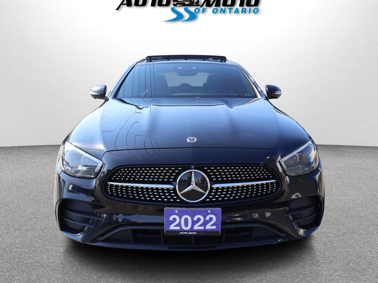 2022 Mercedes-Benz E-Class E450 4MATIC *ACCIDENT FREE*SERVICE RECORDS* CAMERA NAV BLUETOOTH LEATHER HEATED SEATS SUNROOF CRUISE ALLOYS Photo