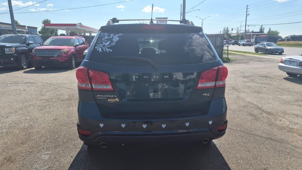 2014 Dodge Journey R/T, 7 PASSENGER, 186KMS, LEATHER, LOADED, CERT Photo2