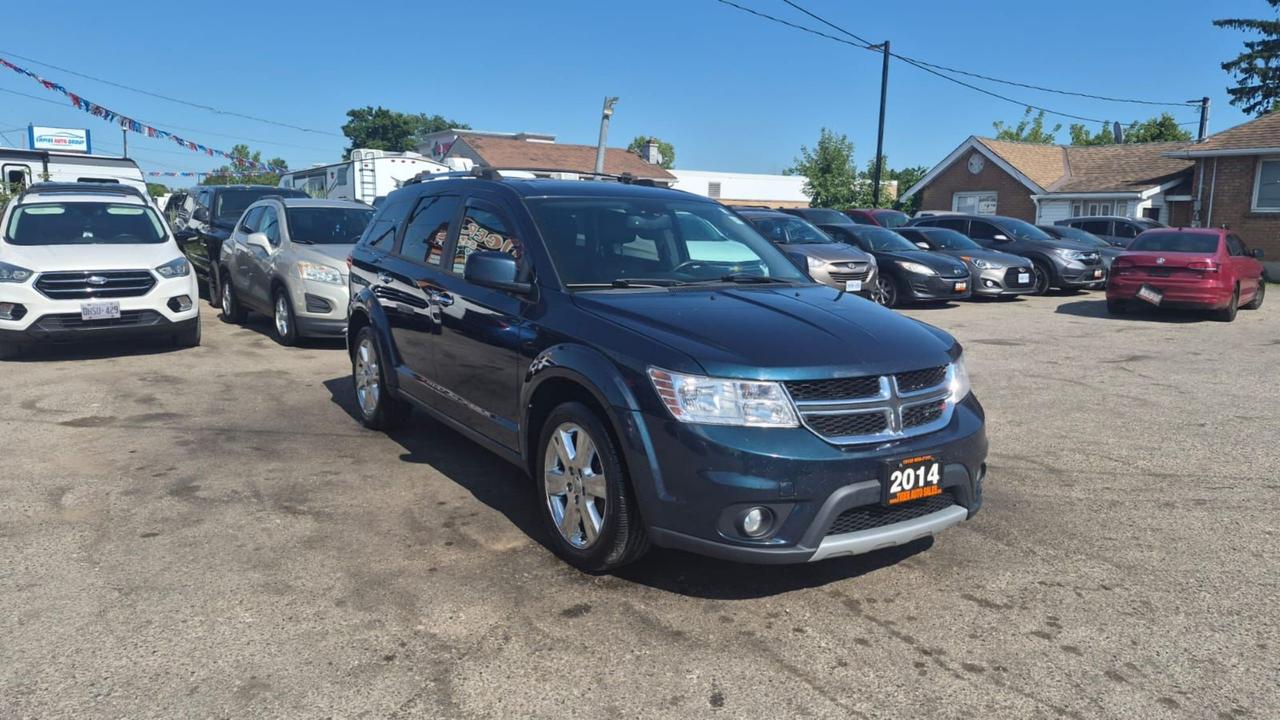2014 Dodge Journey R/T, 7 PASSENGER, 186KMS, LEATHER, LOADED, CERT Photo
