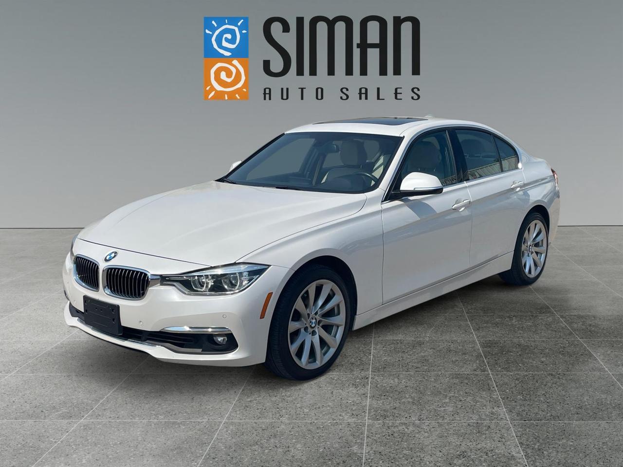 **2017 BMW 330i xDrive | Luxury, Performance & Premium Comfort!**

Experience the perfect blend of German engineering, luxury, and all-weather confidence in this stunning **2017 BMW 330i xDrive** with just **97,700 km**. This exceptionally well-equipped sedan delivers the legendary BMW driving experience while surrounding you with premium comfort and technology.

Finished with a beautiful **Ivory Leather Interior**, this BMW offers **heated power memory seats** that provide outstanding comfort on every drive. Let the **power sunroof** brighten your commute, while the factory **navigation system**, **backup camera**, **front and rear park distance sensors**, **SiriusXM satellite radio**, and **CD player** ensure youre connected, entertained, and confident wherever the road takes you.

This vehicle has undergone our **comprehensive presale inspection** and comes with a **fresh full synthetic oil service**, so its ready for its next owner.

**Features Include:**

* xDrive Intelligent All-Wheel Drive
* Only 97,700 km
* Power Sunroof
* Premium Ivory Leather Interior
* Heated Front Memory Seats
* Navigation System
* Backup Camera
* Front & Rear Park Distance Sensors
* SiriusXM Satellite Radio
* CD Player
* Bluetooth Connectivity
* Premium BMW Driving Dynamics

**Buy with Confidence at Siman Auto Sales!**

* Presale inspection completed
* Fresh full synthetic oil service
* Easy financing available on-site through **16 banks and lenders**
* Quick approvals
* Trades are always welcomewe want your trade!
* Aftermarket warranties available to fit every need and budget
* On-site service department with **3 Journeyman Mechanics**

**Siman Auto Sales**  Large enough to make a difference, small enough to care. Proudly serving Saskatchewan for over **28 years** with over **70 quality vehicles** in stock. Check out our reviews and see why so many customers choose Siman Auto Sales!