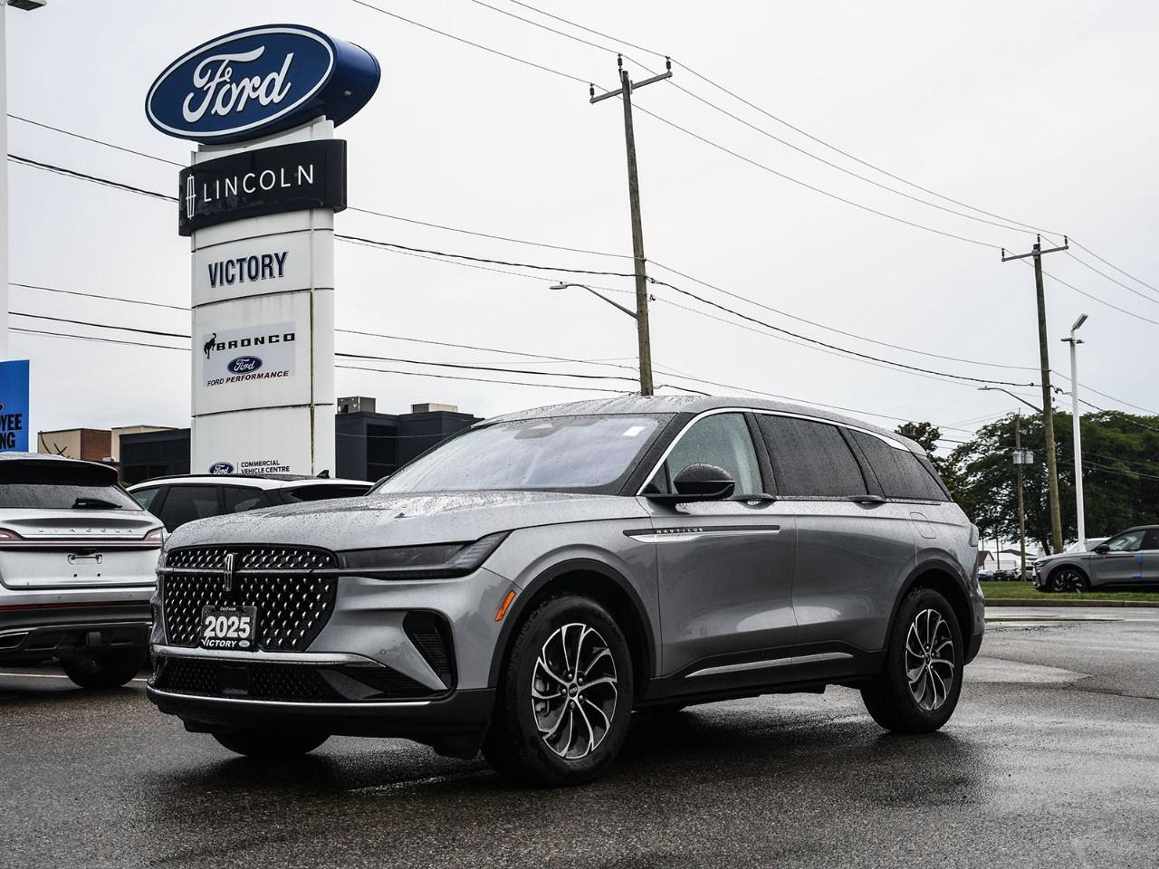 <h2>NOW AVAILABLE AT VICTORY FORD LINCOLN</h2><h1>2025 Lincoln Nautilus Premiere AWD 101A</h1><h3>101A Equipment Group  Lustrous Grey Metallic  Lincoln Co-Pilot360 2.0  Luxury SUV</h3><p>This 2025 Lincoln Nautilus Premiere AWD 101A delivers sophisticated luxury, innovative technology, and refined comfort in a premium midsize SUV. Finished in stunning Lustrous Grey Metallic and equipped with the desirable 101A Equipment Group, this Nautilus offers a smooth, quiet, and confident driving experience with unmistakable Lincoln style.</p><h3>POWER & PERFORMANCE</h3><ul><li><p>2.0L Turbocharged EcoBoost® I-4 Engine</p></li><li><p>8-Speed Automatic Transmission</p></li><li><p>Intelligent All-Wheel Drive (AWD)</p></li><li><p>250 Horsepower / 275 lb-ft Torque</p></li><li><p>Lincoln Drive Modes</p></li><li><p>Electric Power-Assisted Steering</p></li></ul><h3>PACKAGE</h3><ul><li><p>101A Equipment Group</p></li><li><p>Lincoln Co-Pilot360 2.0</p></li><li><p>Wireless Charging Pad</p></li><li><p>Heated Front Seats</p></li><li><p>Power Liftgate</p></li><li><p>Remote Start System</p></li></ul><h3>EXTERIOR FEATURES</h3><ul><li><p>Lustrous Grey Metallic Exterior Finish</p></li><li><p>20" Premium Aluminum Wheels</p></li><li><p>LED Signature Headlamps</p></li><li><p>Power Liftgate</p></li><li><p>Heated Power-Folding Side Mirrors</p></li><li><p>Acoustic Laminated Glass</p></li></ul><h3>INTERIOR & COMFORT</h3><ul><li><p>Lincoln Soft-Touch Seating Surfaces</p></li><li><p>10-Way Power Heated Front Seats</p></li><li><p>Dual-Zone Automatic Climate Control</p></li><li><p>Leather-Wrapped Steering Wheel</p></li><li><p>Ambient Interior Lighting</p></li><li><p>60/40 Split-Folding Rear Seats</p></li></ul><h3>TECHNOLOGY</h3><ul><li><p>48" Panoramic Display</p></li><li><p>11.1" Centre Touchscreen</p></li><li><p>SYNC® 4 Infotainment System</p></li><li><p>Apple CarPlay® & Android Auto</p></li><li><p>Lincoln Connect® with 5G Wi-Fi Hotspot Capability</p></li><li><p>Rear View Camera</p></li></ul><h3>SAFETY & DRIVER ASSISTANCE</h3><ul><li><p>Lincoln Co-Pilot360 2.0</p></li><li><p>Blind Spot Information System (BLIS®)</p></li><li><p>Lane Keeping System</p></li><li><p>Pre-Collision Assist with Automatic Emergency Braking</p></li><li><p>Rear Cross Traffic Braking</p></li><li><p>Adaptive Cruise Control</p></li><li><p>Rear View Camera</p></li></ul><h3>HIGHLIGHTS</h3><ul><li><p>101A Equipment Group</p></li><li><p>Lustrous Grey Metallic</p></li><li><p>48" Panoramic Display</p></li><li><p>Lincoln Co-Pilot360 2.0</p></li><li><p>Premium Luxury Interior</p></li><li><p>Modern Lincoln Design</p></li></ul><h3>Special Offer:</h3><p><strong>Peace of Mind Included:</strong> 3-Month Comprehensive Warranty (for vehicles under 10 years old & under 160,000 km) No-Haggle, Live Market Pricing  Transparent & Competitive All-Inclusive Pricing: Fees, Reconditioning, and Full Detailing Included (Taxes & Licensing Extra)</p><h4>Additional Details:</h4><p><strong>Keys:</strong> Standard with one key. Additional keys (if provided by the previous owner) included at no cost. Optional key purchases available upon request.</p><p><strong>Visit Victory Ford Lincoln Today</strong> Schedule your appointment to experience this exceptional vehicle.</p>