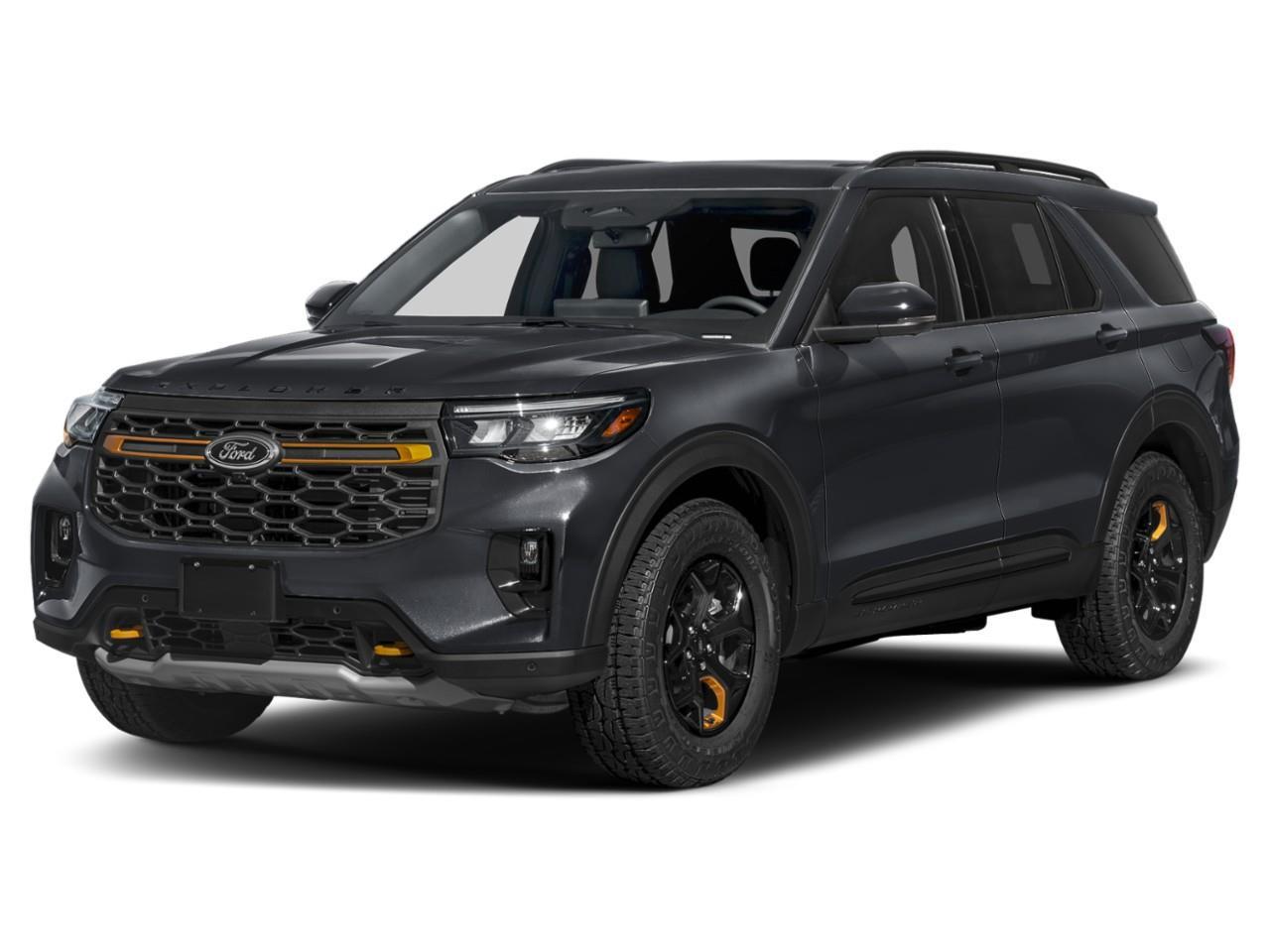 <p>Get behind the wheel of the all-new 2026 Ford Explorer Tremor 4WD and experience the power and precision of its 4x4 capabilities. This new black SUV is engineered for driving excitement, blending rugged durability with city-savvy handling.</p><p>The Explorer Tremor impresses with its Agate Black Metallic exterior that exudes sophistication and authority. Step inside to the premium Onyx cabin, where you will find sophisticated Miko suede sport captain's chairs, complete with heating and ventilation, accent stitching, and distinctive Tremor logos in the front. Relish the convenience of a third row for additional passenger space or cargo needs.</p><p>Technology abounds with the Tremor Ultimate Package. From the cutting-edge BlueCruise driver assistance to an expansive panoramic fixed glass moonroof, this vehicle is designed for your utmost comfort and safety. Immerse yourself in the exceptional sound quality of the B&O Sound System by Bang & Olufsen, featuring 14 speakers and a powerful 980 watts output for an unparalleled in-car audio experience. Safety features include lane assist, parking sensors, a backup camera, and adaptive cruise control, ensuring you stay protected and in control on the road.</p><p>Perfect for adventurous families or thrill-seekers who require versatility and advanced features, the 2026 Ford Explorer Tremor 4WD is ready to exceed your expectations. Contact Summit Ford today to schedule your test drive and explore this exceptional SUV for yourself.</p>