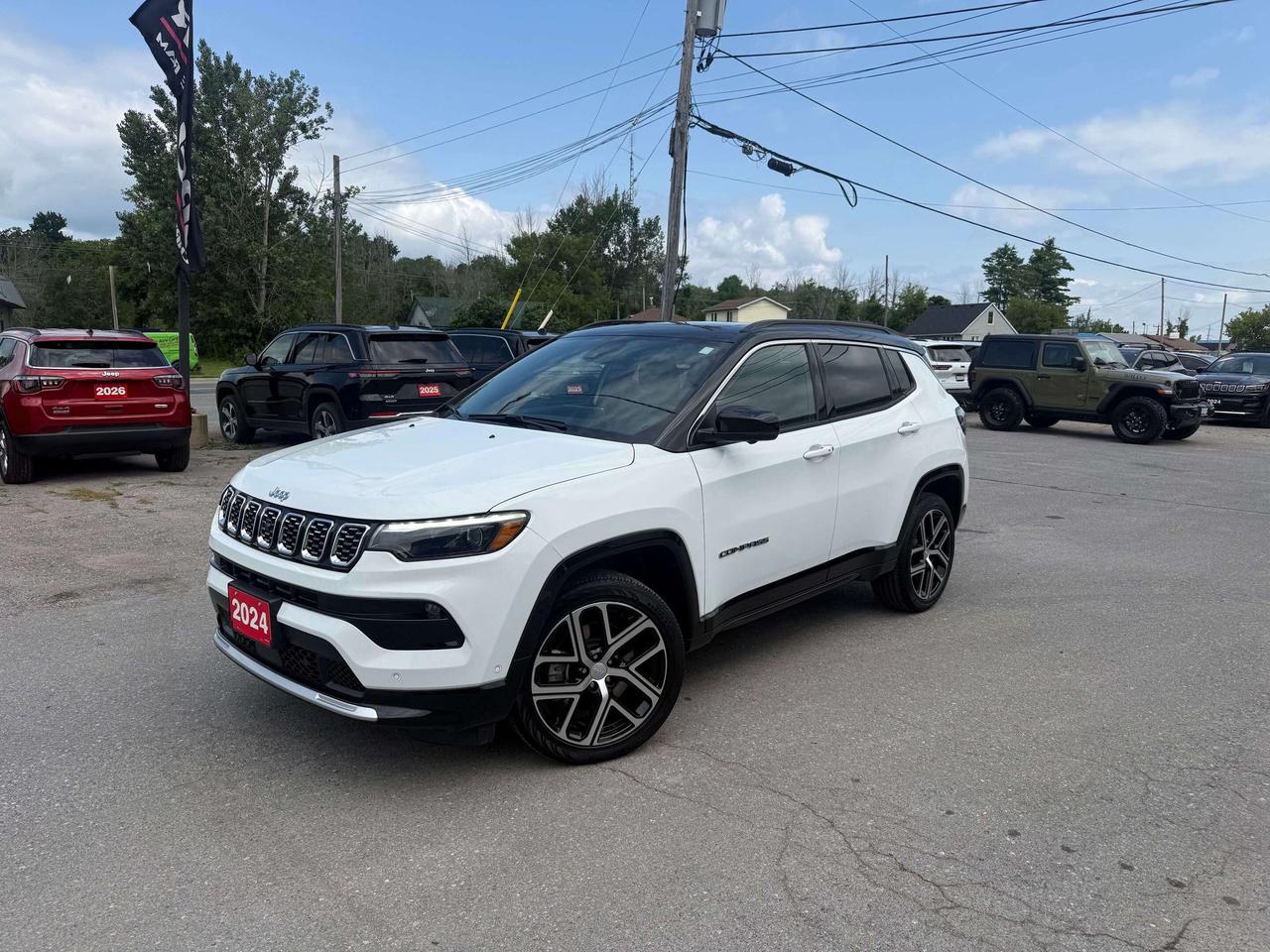 Used 2024 Jeep Compass Limited 4X4 - Pano Roof, for sale in Trenton, ON