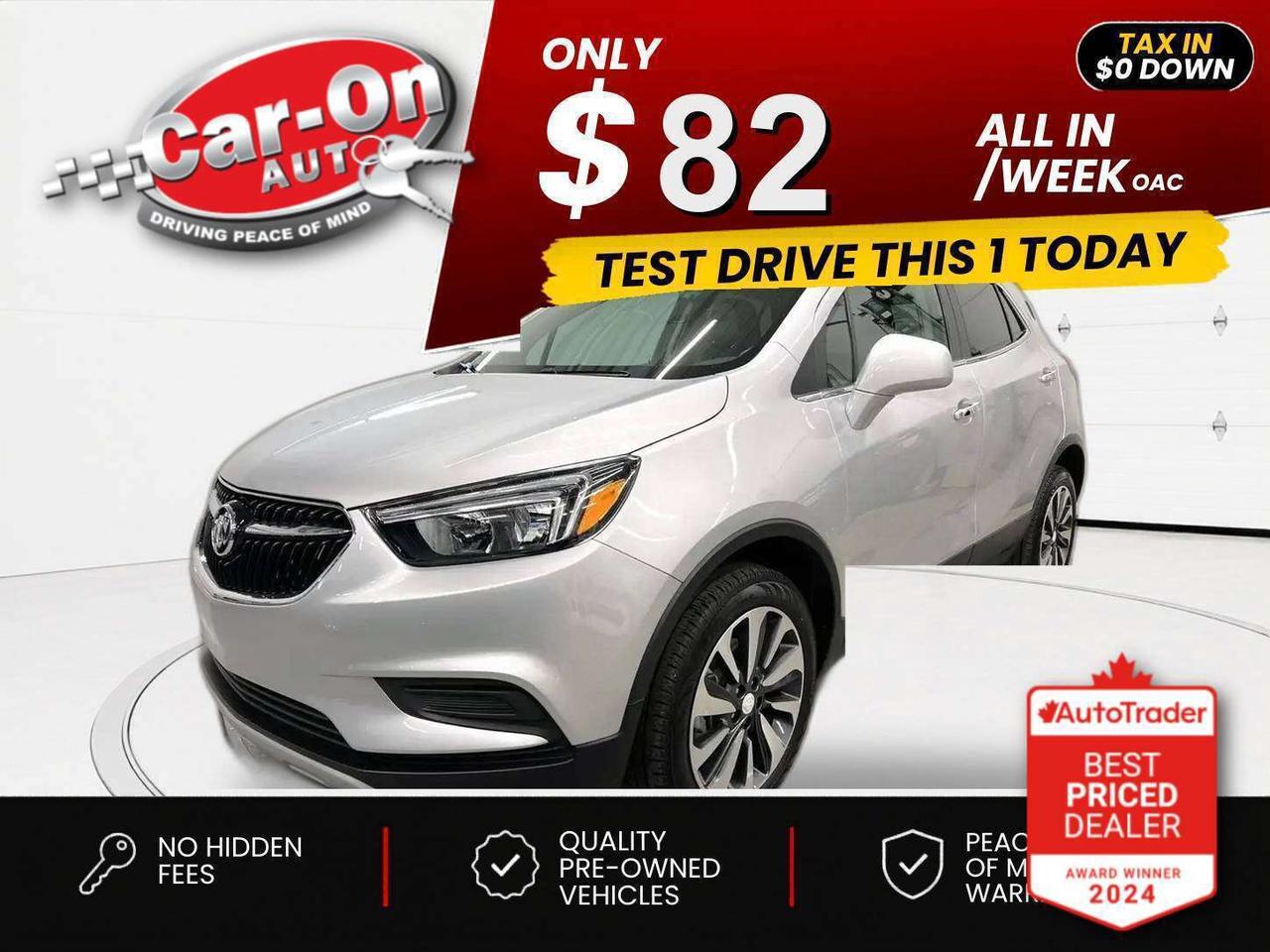 $0 DOWN $82/WEEK ALL IN INCLUDING ONTARIO TAXES O.A.C* Preferred All-Wheel Drive w/ Leather-trimmed seats, Apple CarPlay/Android Auto, remote start, 18-inch alloys, blind spot monitor, rear cross-traffic alert, backup camera, air conditioning,  keyless entry w/ push start, full power group incl. power seat, leather-wrapped steering wheel, cruise control, Bluetooth and Sirius XM!*This car was used as a previous daily rental*