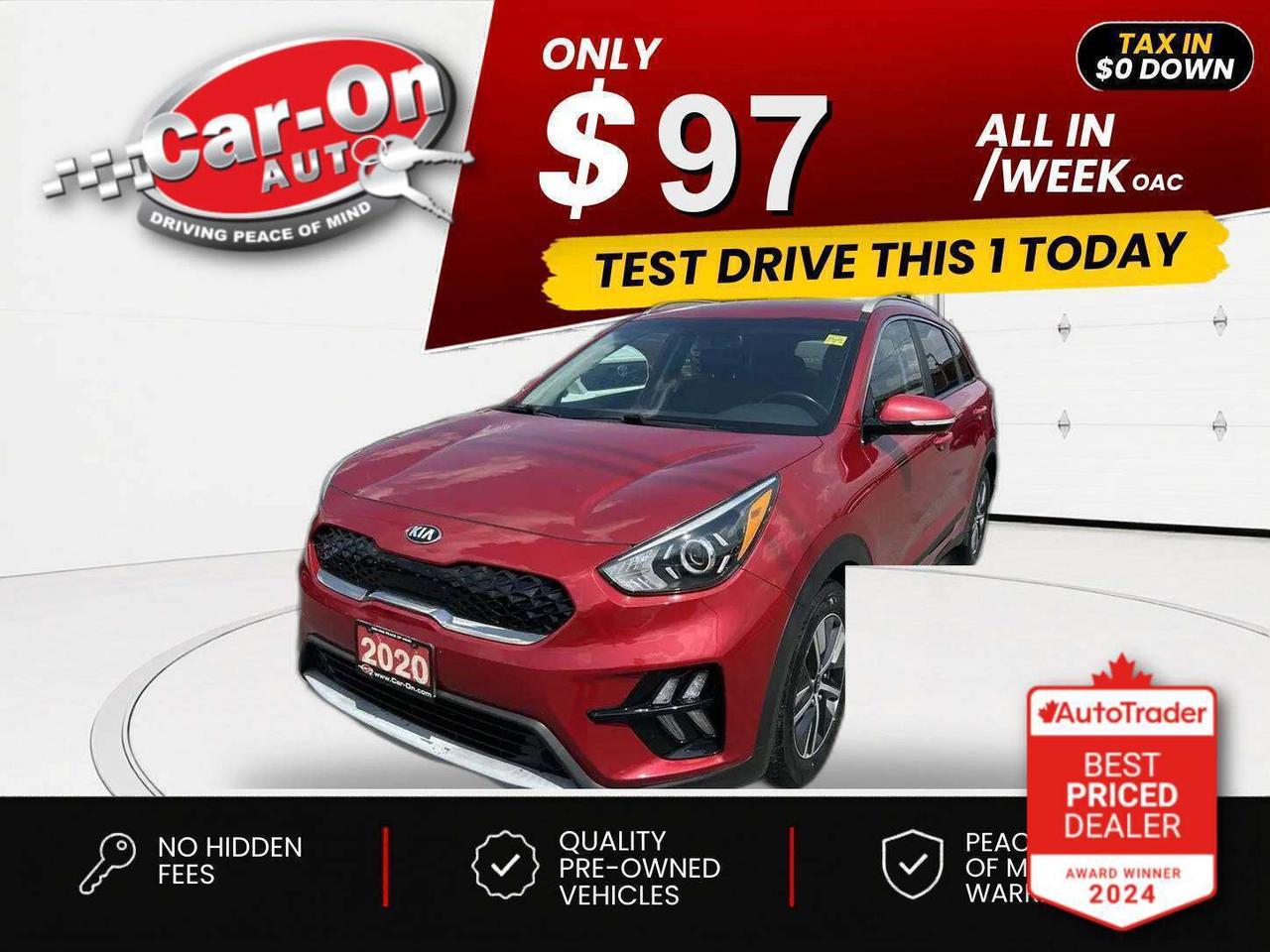 $0 DOWN $97/WEEK ALL IN INCLUDING ONTARIO TAXES O.A.C* LOW KMS!! EX Hybrid w/ leather-trimmed seats, Android Auto/ Apple CarPlay, heated seats & steering, 16-inch alloys, wireless charger, blind spot monitor, rear cross-traffic alert, backup camera, automatic climate control, keyless entry w/ push start, power locks, power mirrors, power windows, automatic headlights, cruise control, Bluetooth and more!!This vehicle just landed and is awaiting a full detail and photo shoot. Contact us and book your viewing today!
